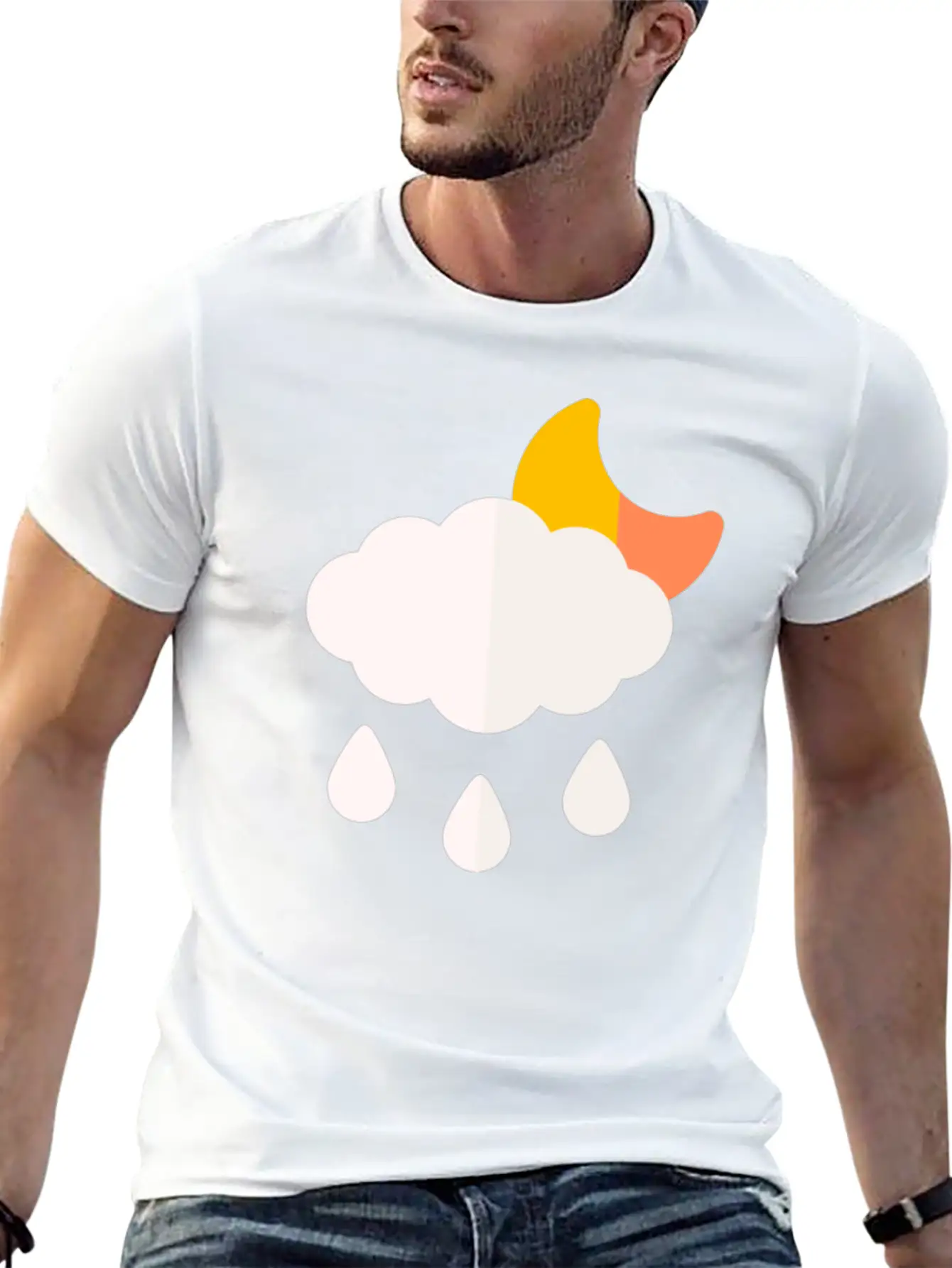 014 Rain Unisex Short Sleeve Soft Cotton T-Shirt – Casual Everyday Wear