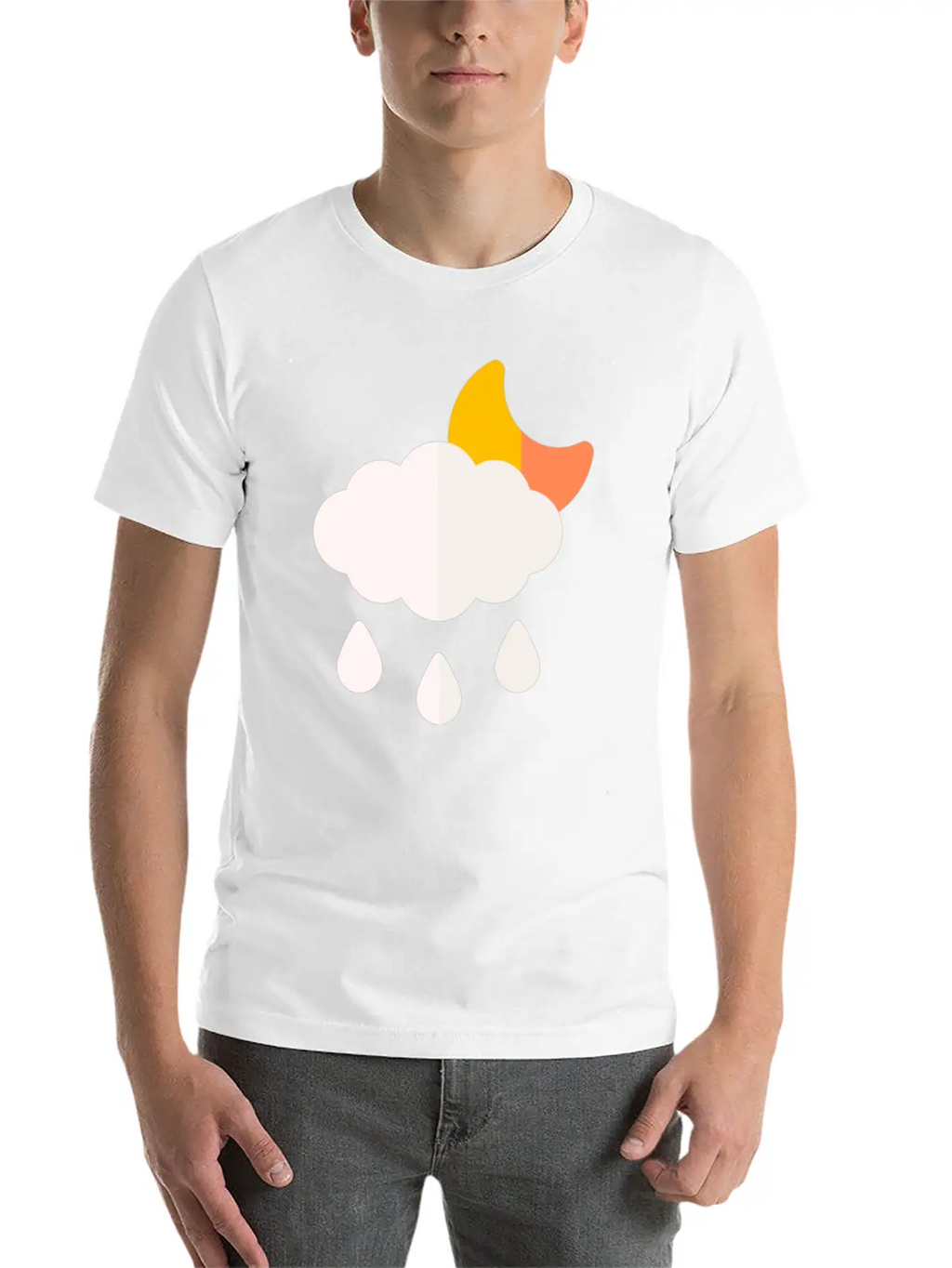 014 Rain Unisex Short Sleeve Soft Cotton T-Shirt – Casual Everyday Wear