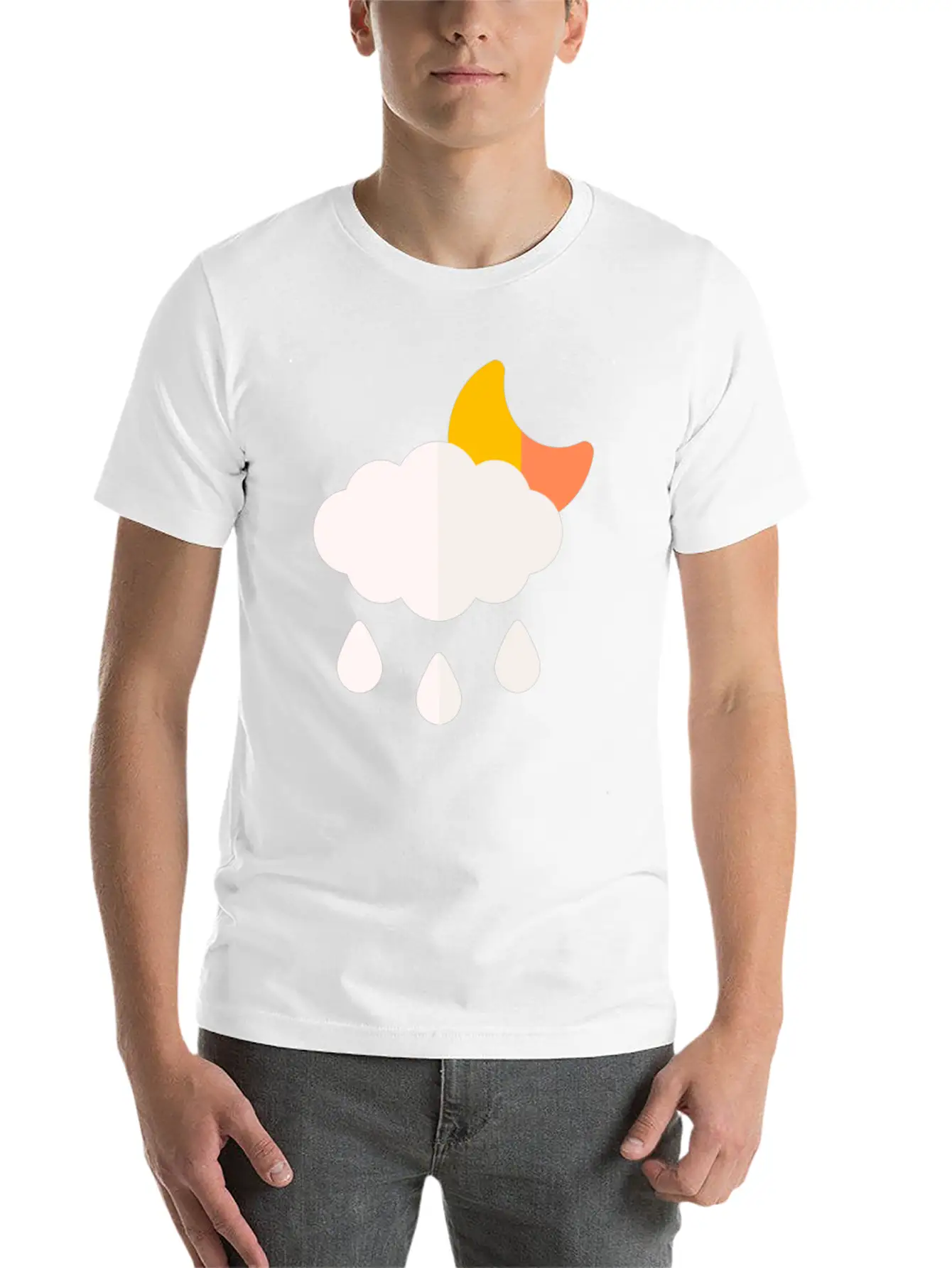 014 Rain Unisex Short Sleeve Soft Cotton T-Shirt – Casual Everyday Wear