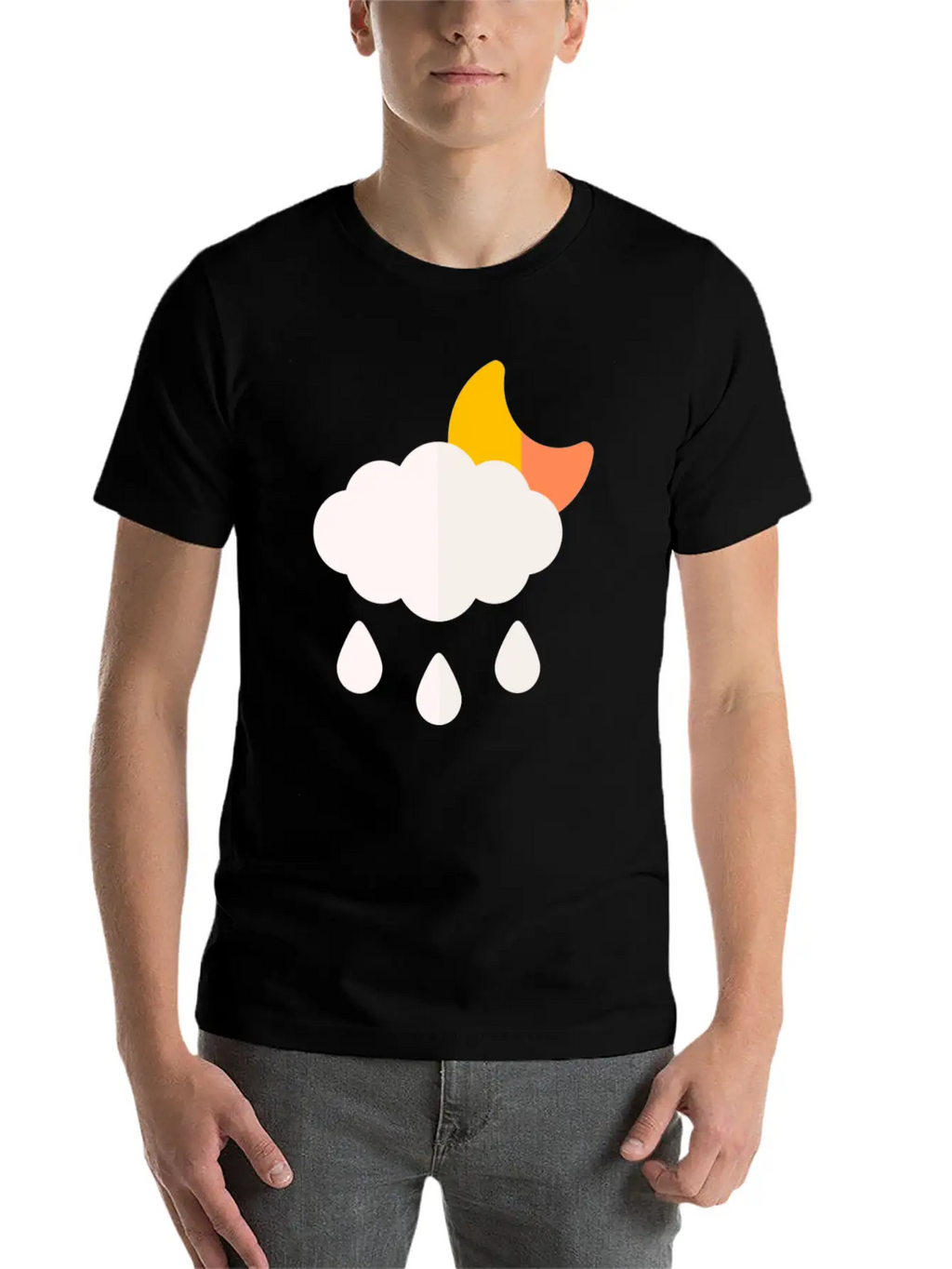 014 Rain Unisex Short Sleeve Soft Cotton T-Shirt – Casual Everyday Wear