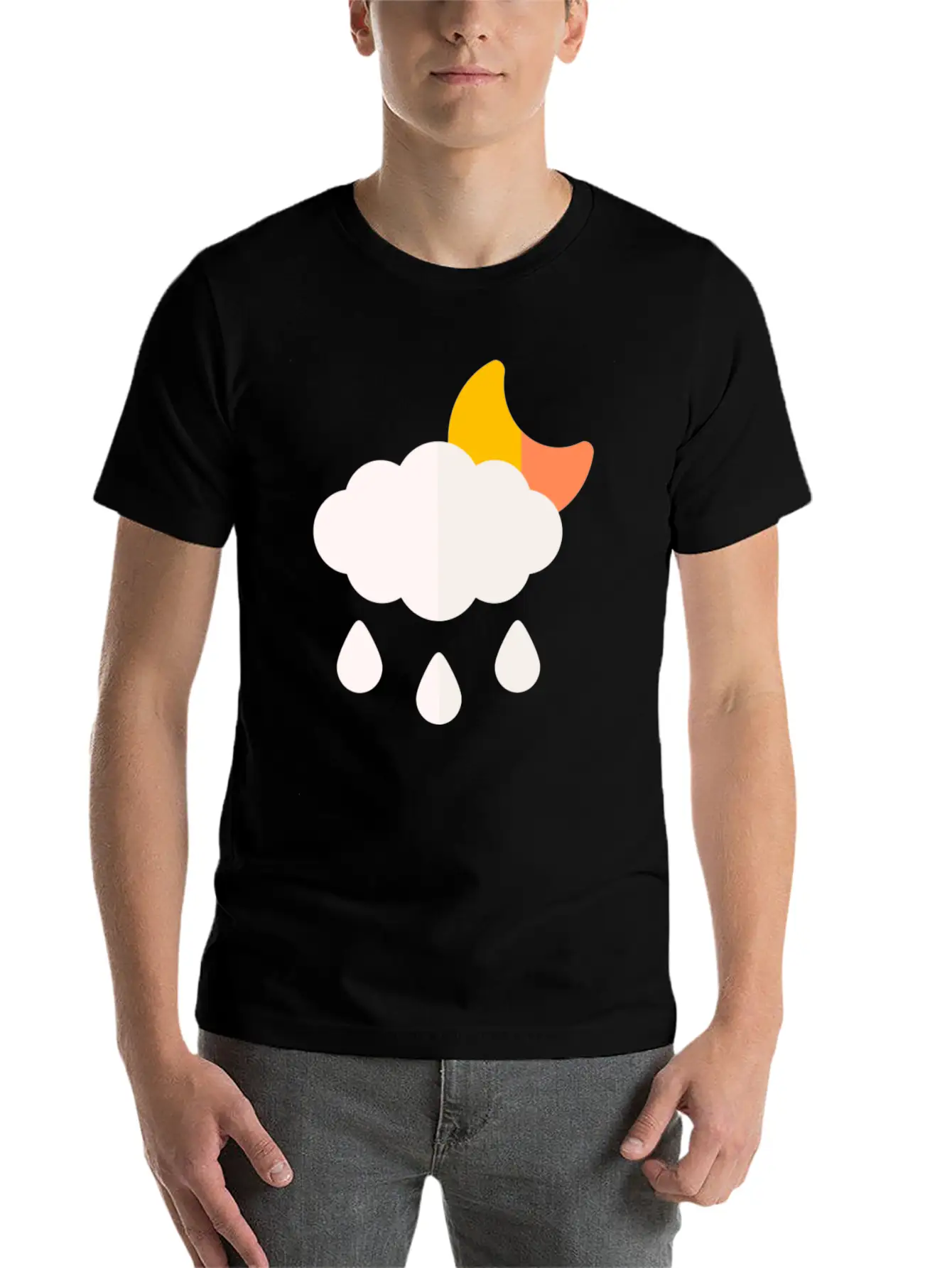 014 Rain Unisex Short Sleeve Soft Cotton T-Shirt – Casual Everyday Wear