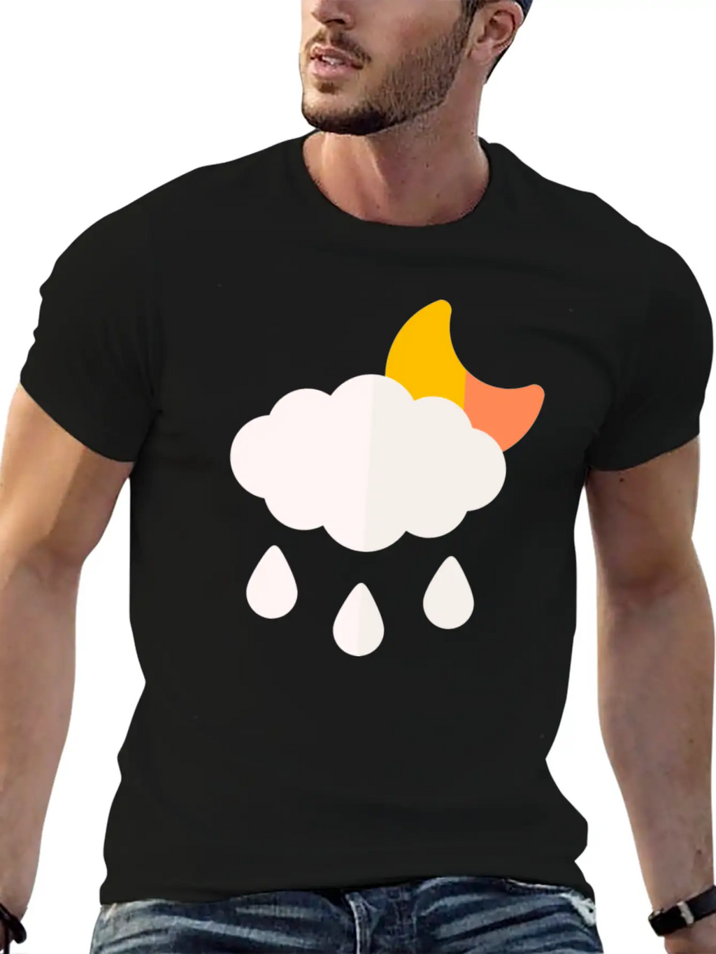 014 Rain Unisex Short Sleeve Soft Cotton T-Shirt – Casual Everyday Wear