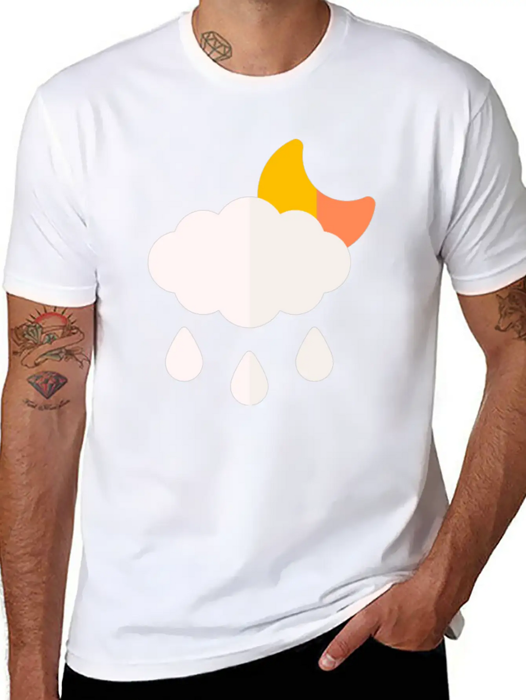 014 Rain Unisex Short Sleeve Soft Cotton T-Shirt – Casual Everyday Wear