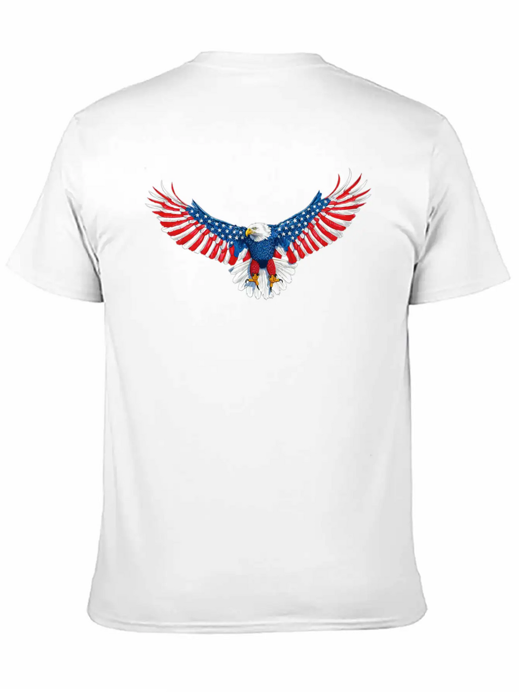 090 940 American Flag Eagle Essential Unisex Summer Tee – Soft Cotton Casual Fit