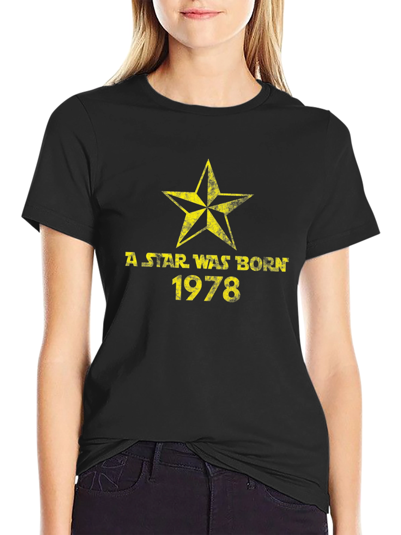 A Star Was Born 1978 Black T-Shirt