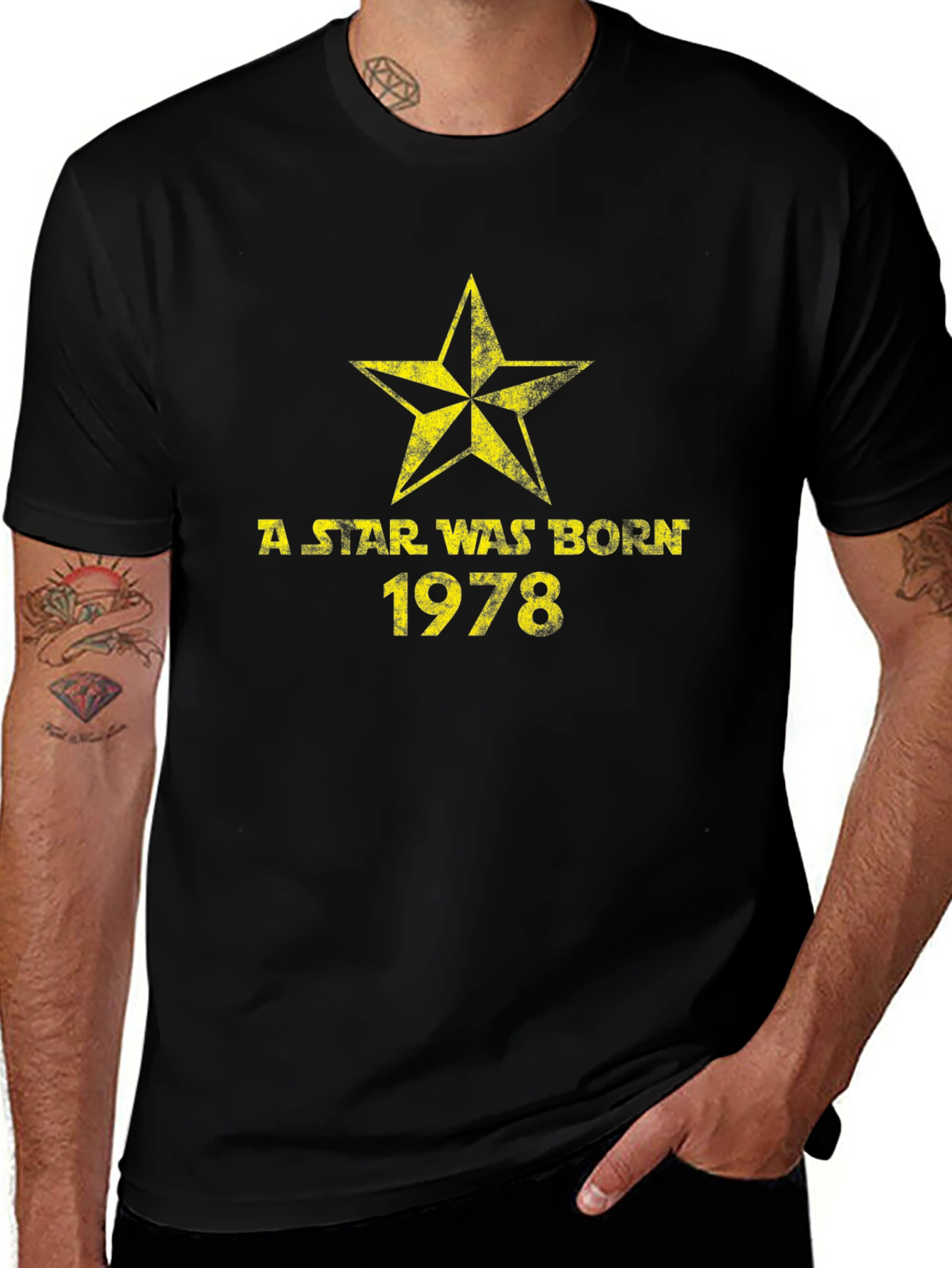 A Star Was Born 1978 Black T-Shirt