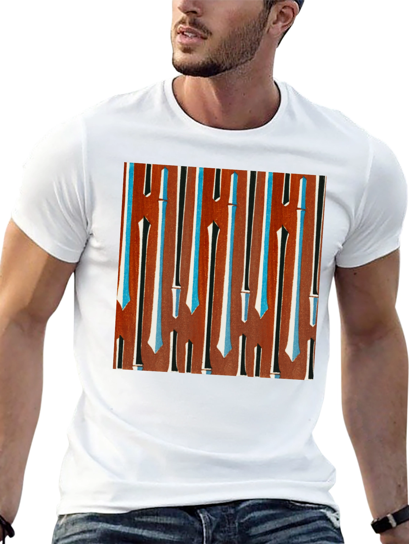 Abstract Art Deco Pattern T-Shirt