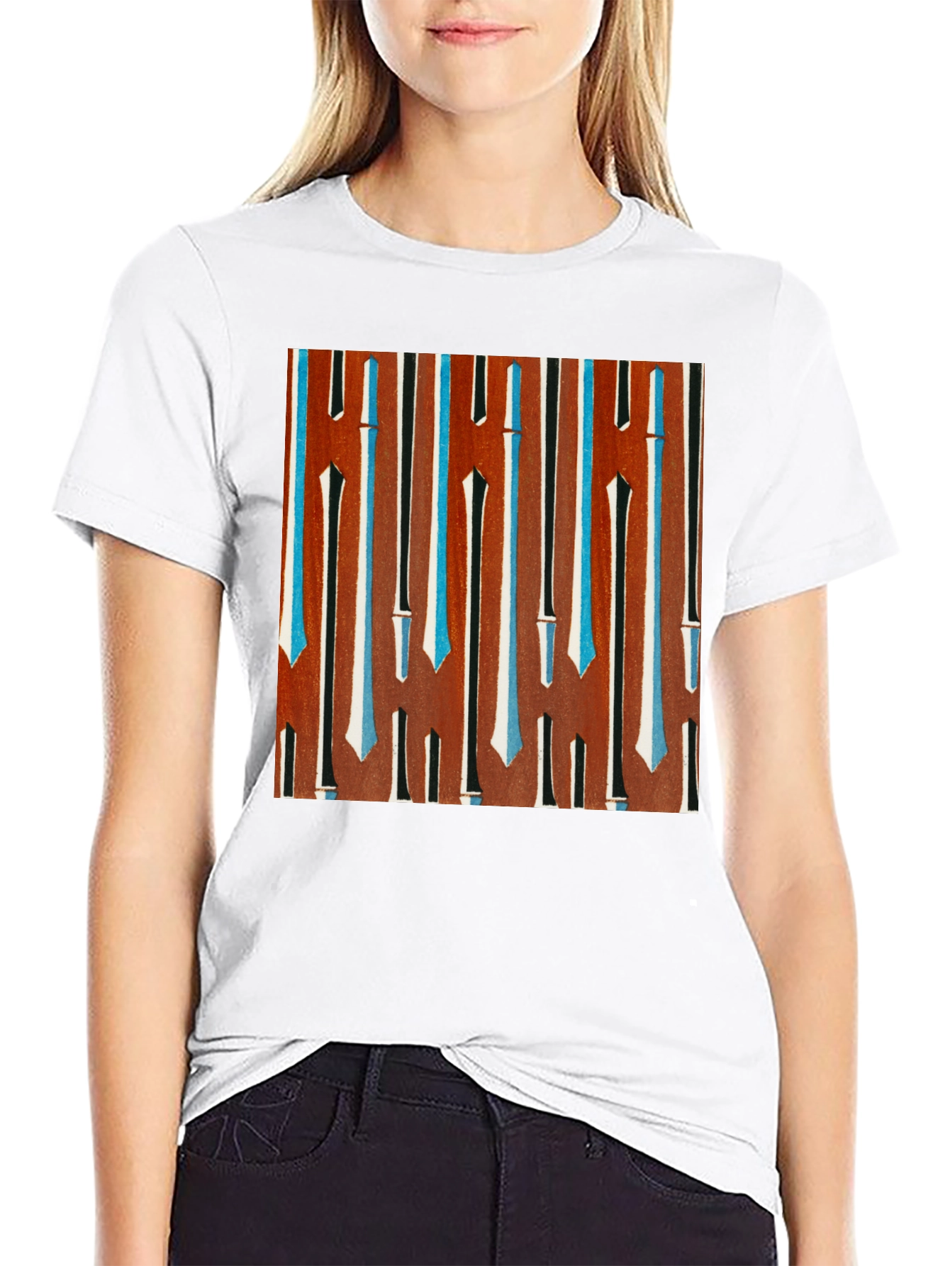 Abstract Art Deco Pattern T-Shirt