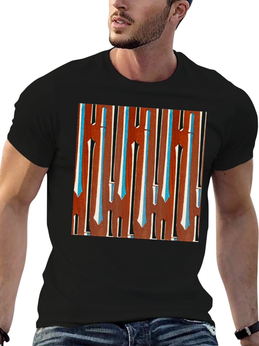Abstract Art Deco Pattern T-Shirt