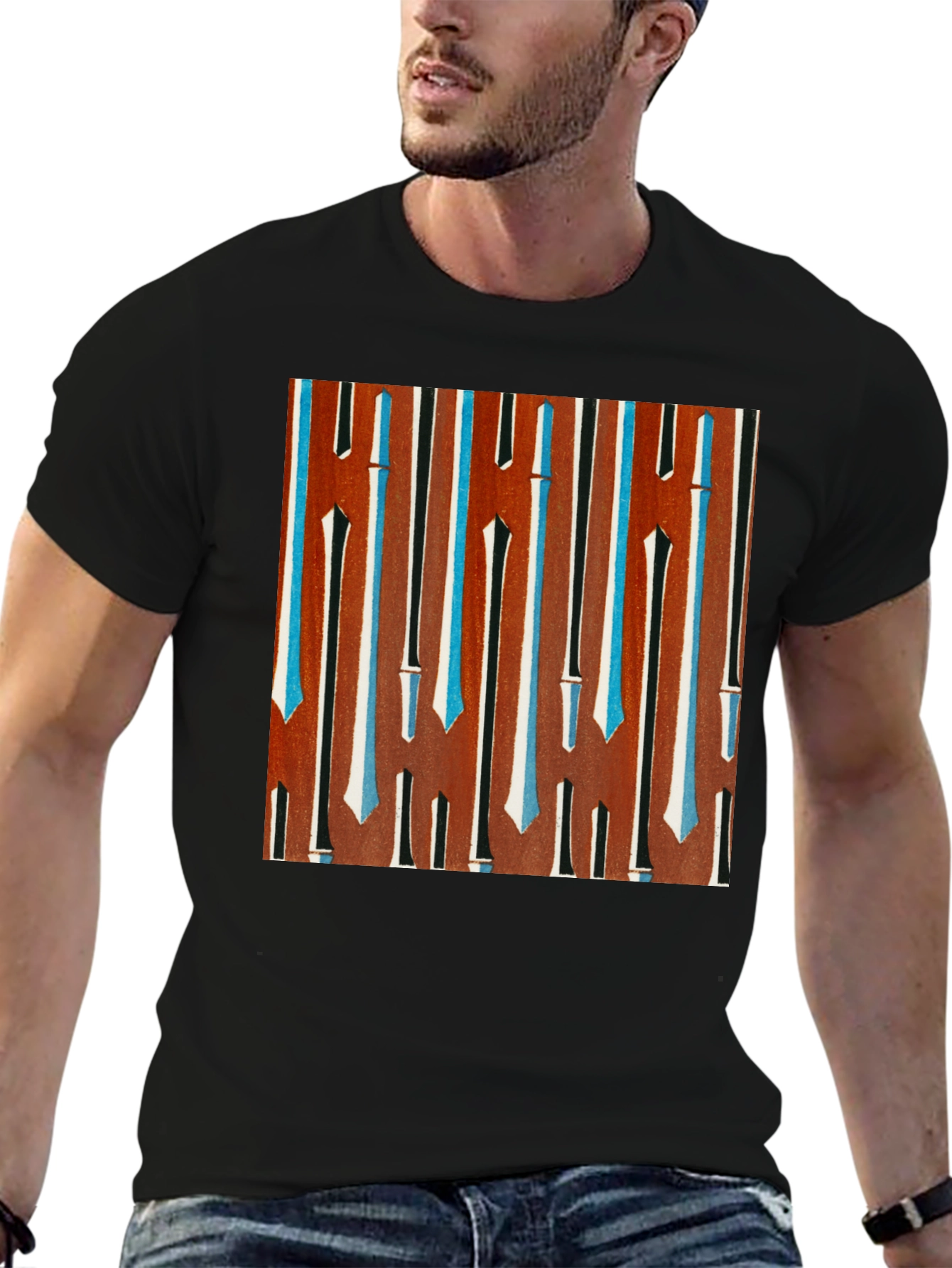 Abstract Art Deco Pattern T-Shirt