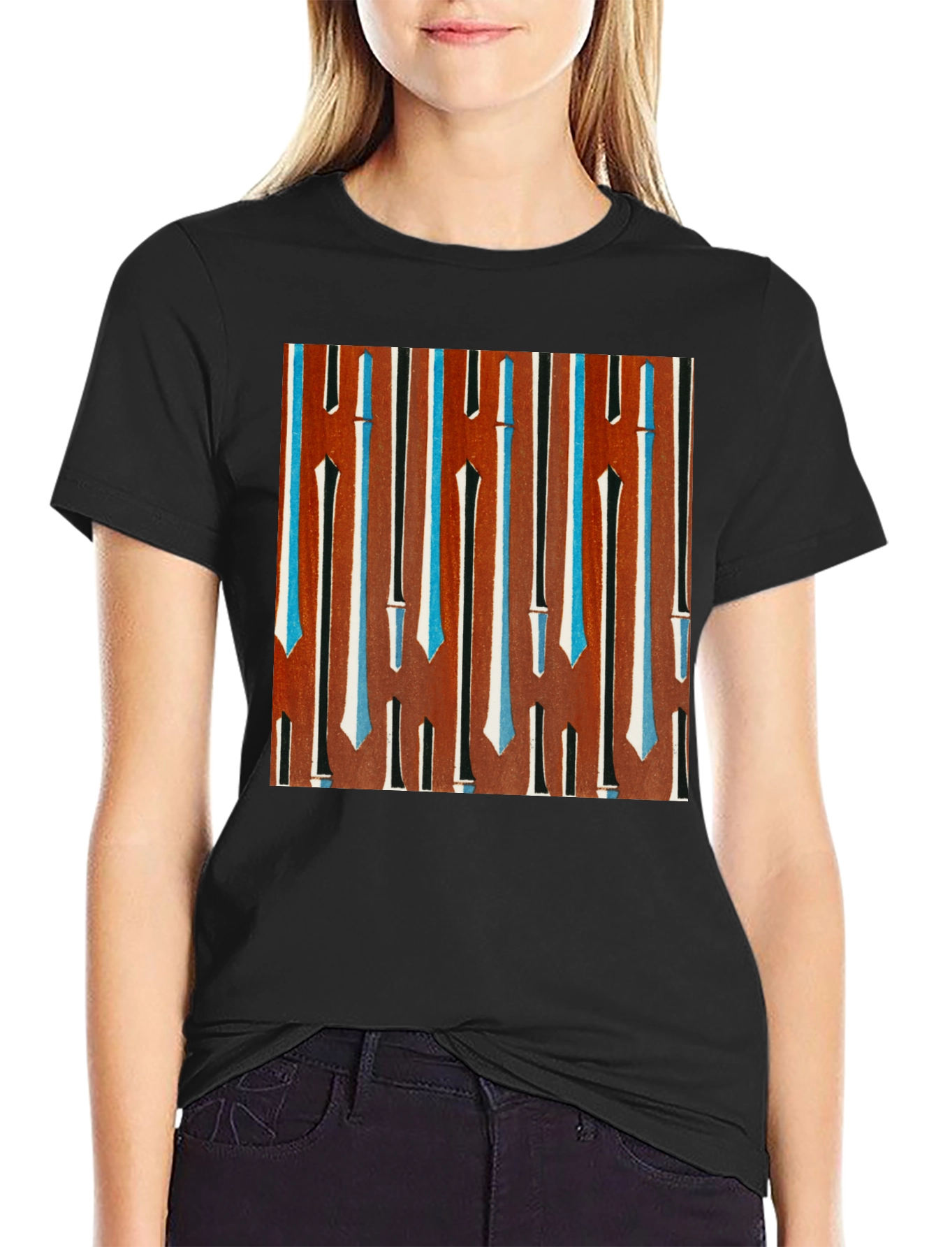 Abstract Art Deco Pattern T-Shirt
