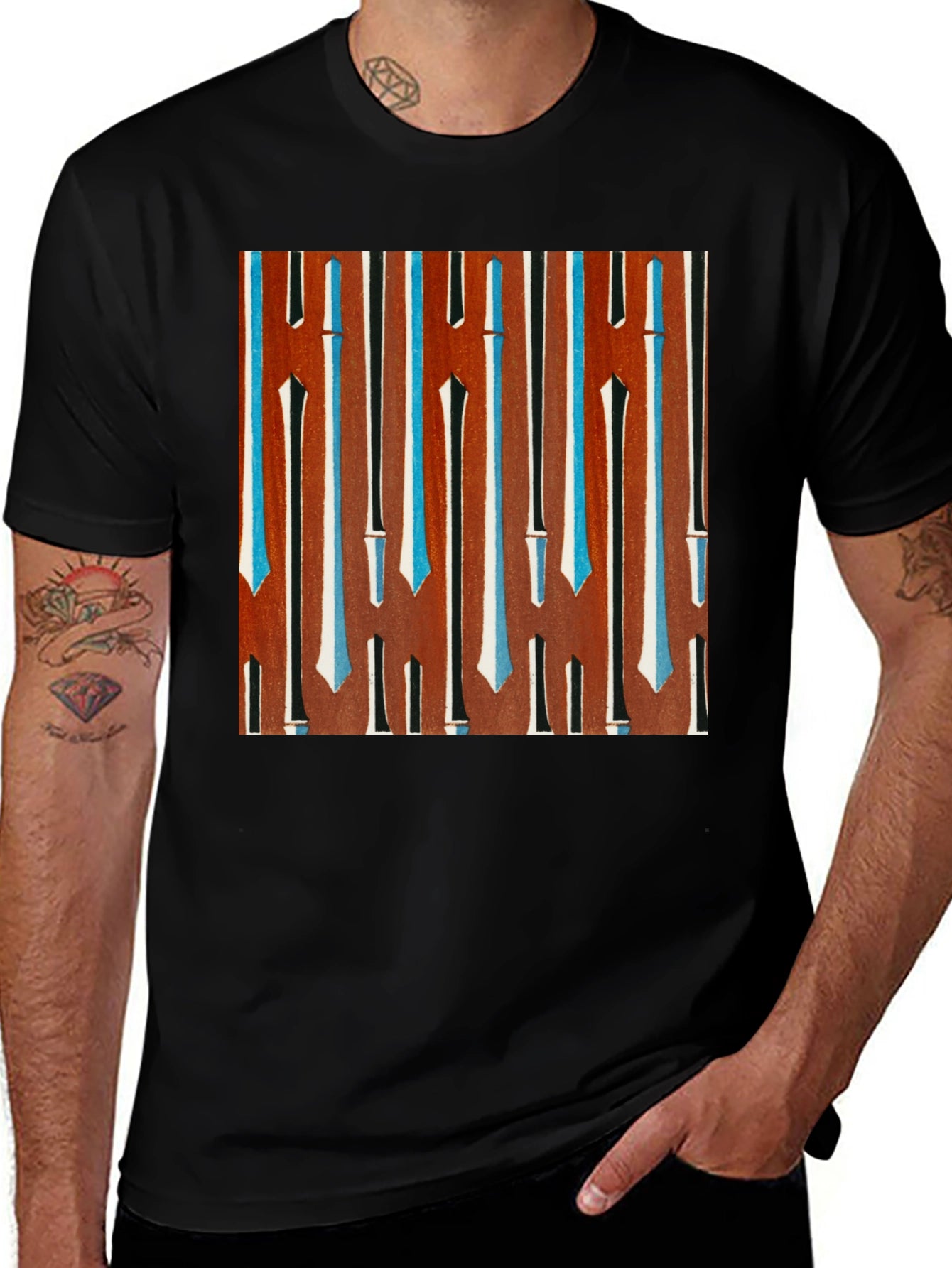 Abstract Art Deco Pattern T-Shirt