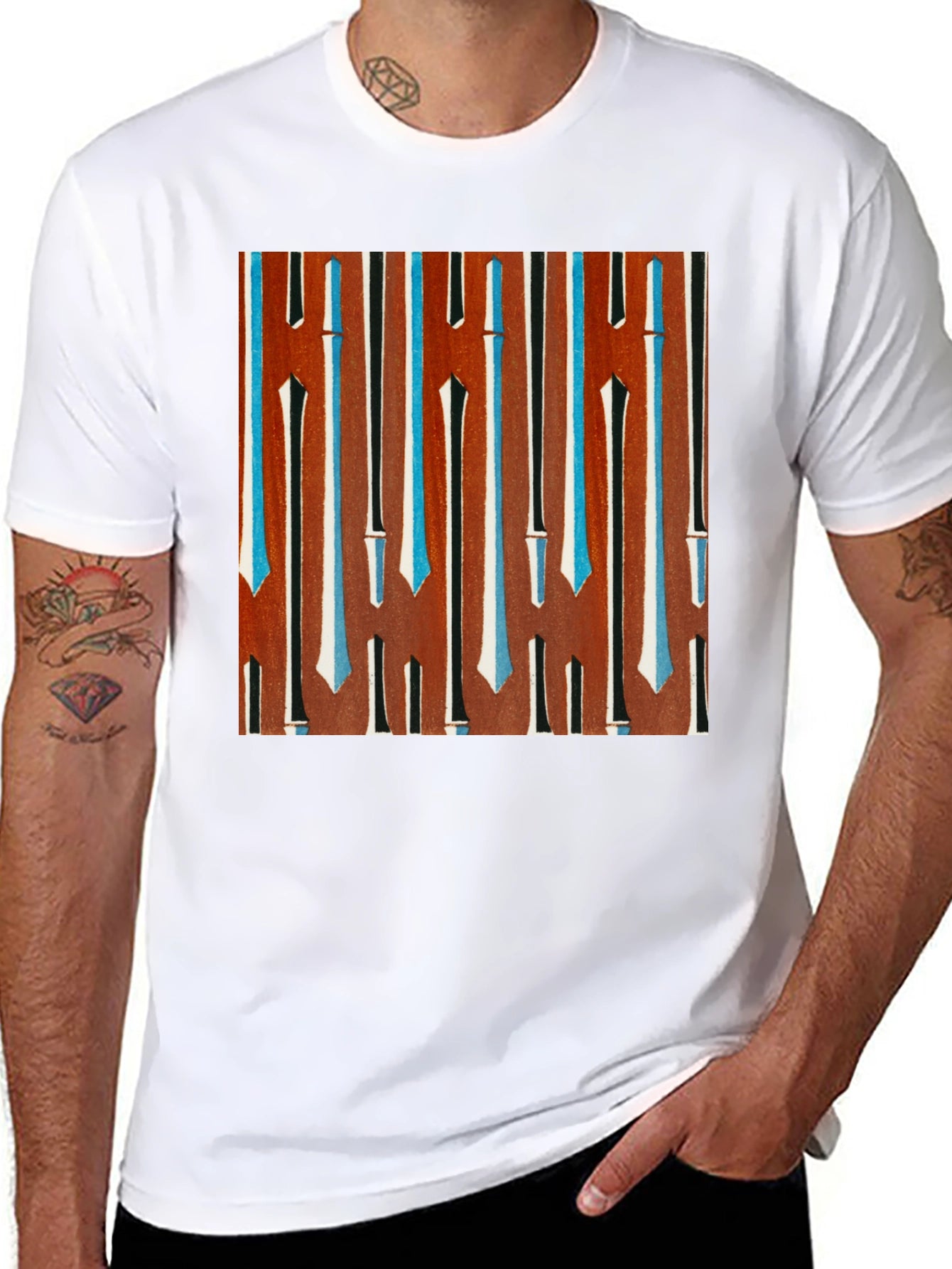 Abstract Art Deco Pattern T-Shirt