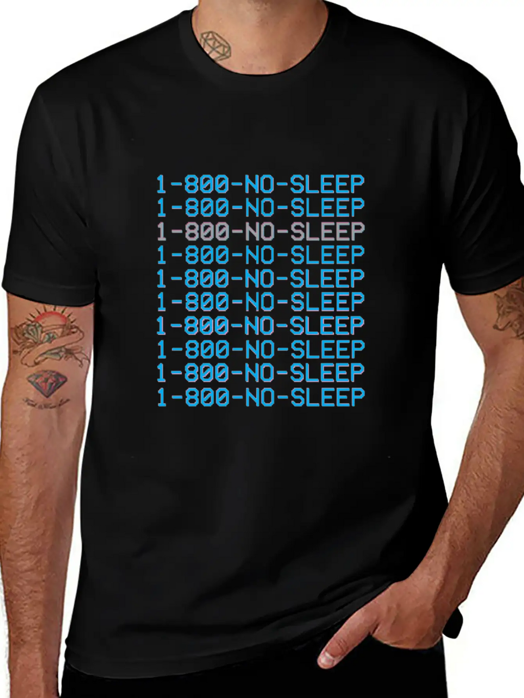 1 800 Vaporwave Aesthetic No Sleep Unisex Cotton Tee – Relaxed Fit For Any Occasion