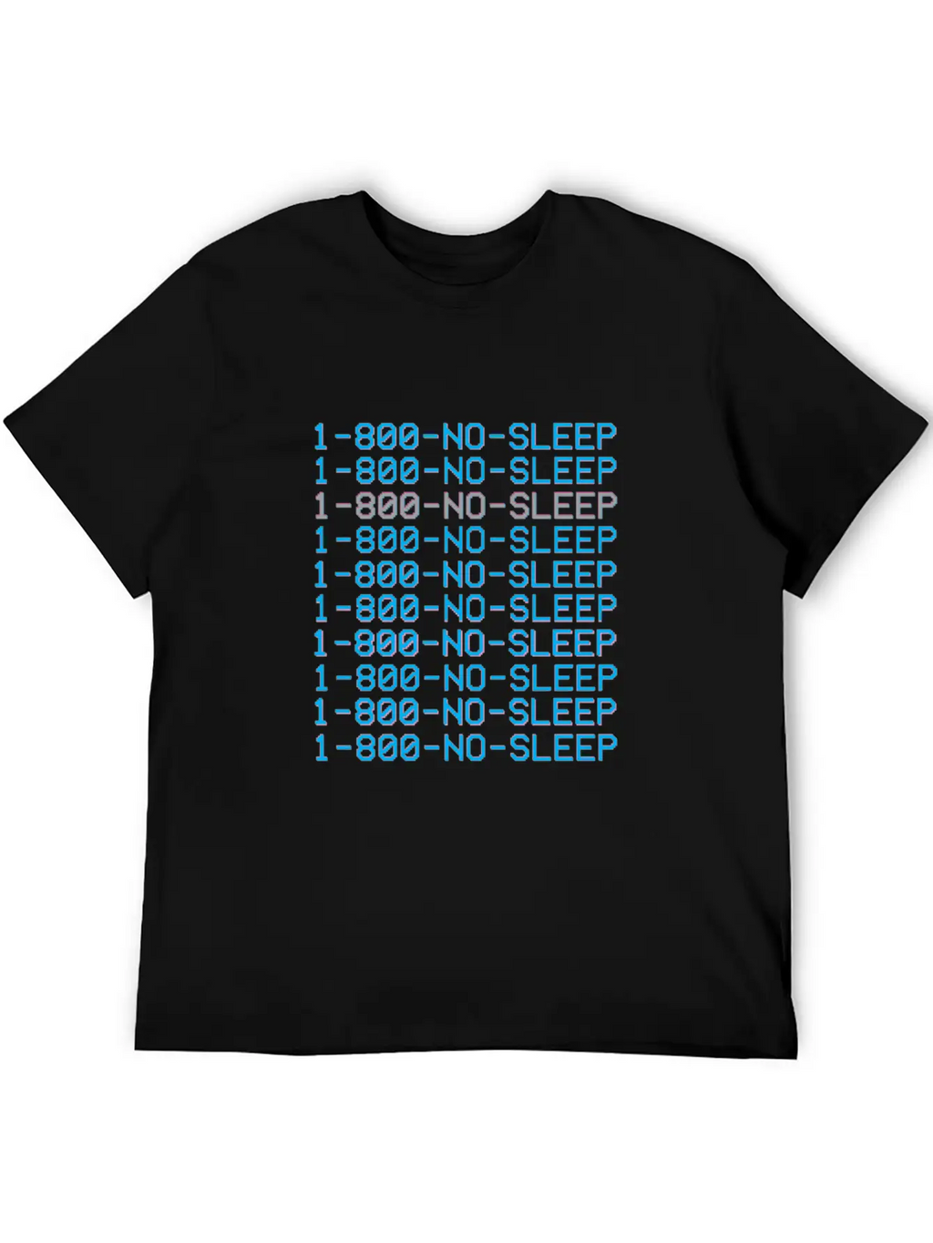1 800 Vaporwave Aesthetic No Sleep Unisex Cotton Tee – Relaxed Fit For Any Occasion