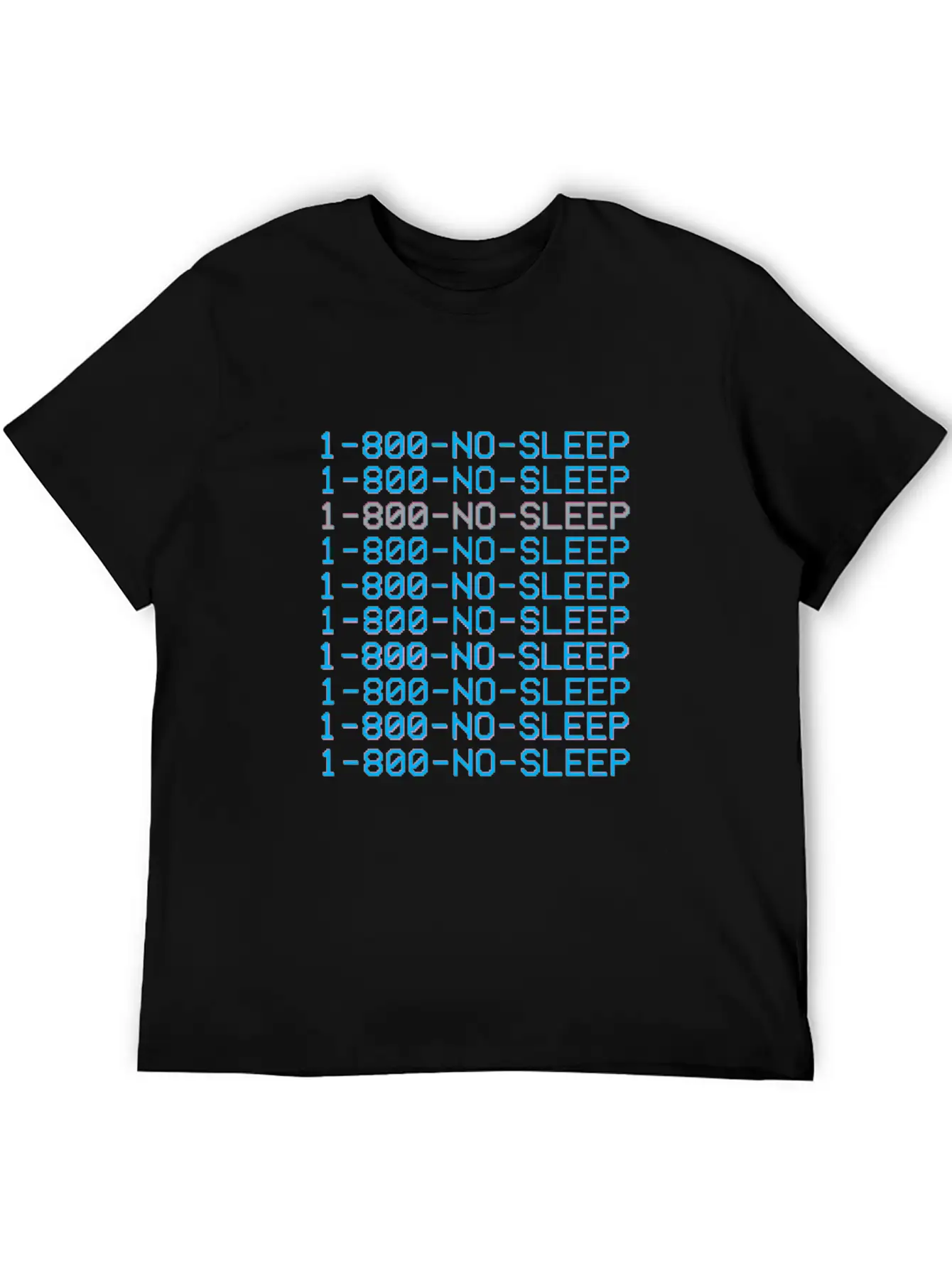 1 800 Vaporwave Aesthetic No Sleep Unisex Cotton Tee – Relaxed Fit For Any Occasion