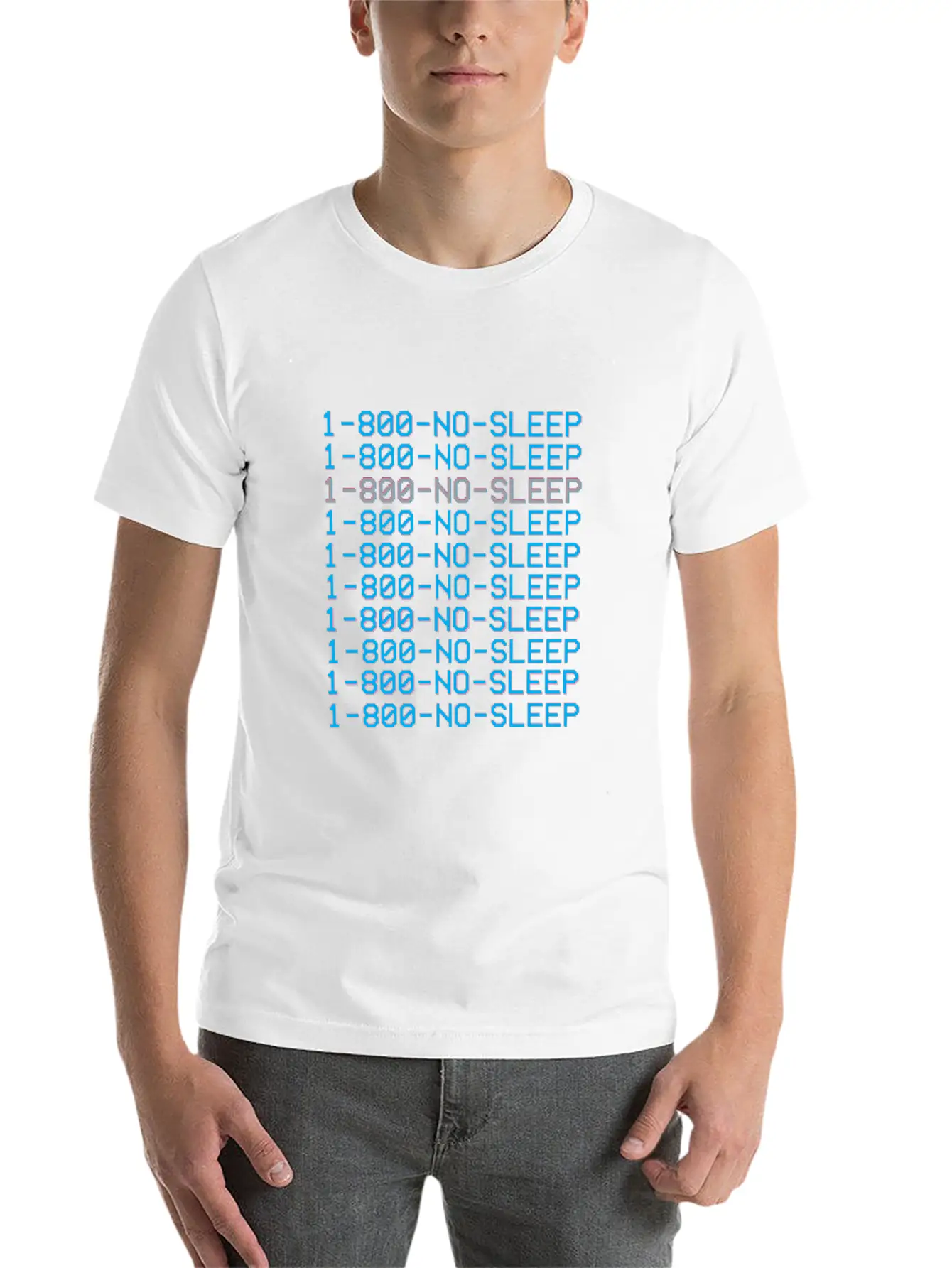 1 800 Vaporwave Aesthetic No Sleep Unisex Cotton Tee – Relaxed Fit For Any Occasion