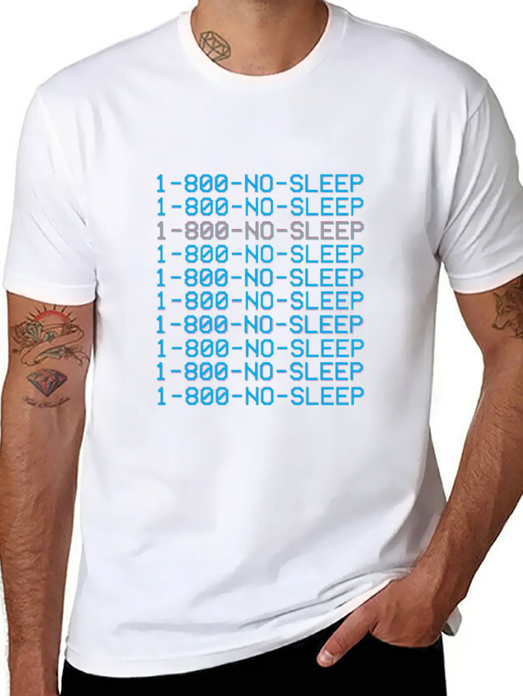 1 800 Vaporwave Aesthetic No Sleep Unisex Cotton Tee – Relaxed Fit For Any Occasion