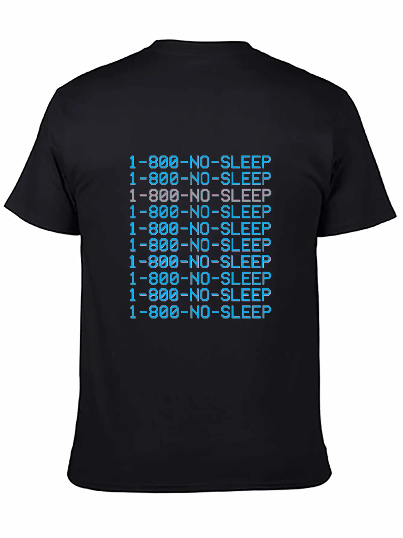 1 800 Vaporwave Aesthetic No Sleep Unisex Cotton Tee – Relaxed Fit For Any Occasion