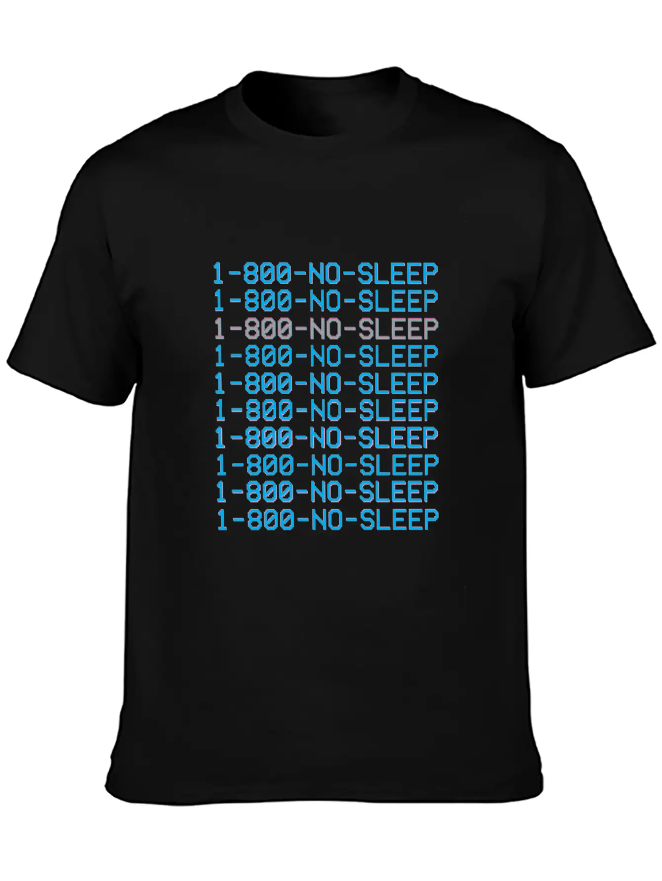 1 800 Vaporwave Aesthetic No Sleep Unisex Cotton Tee – Relaxed Fit For Any Occasion