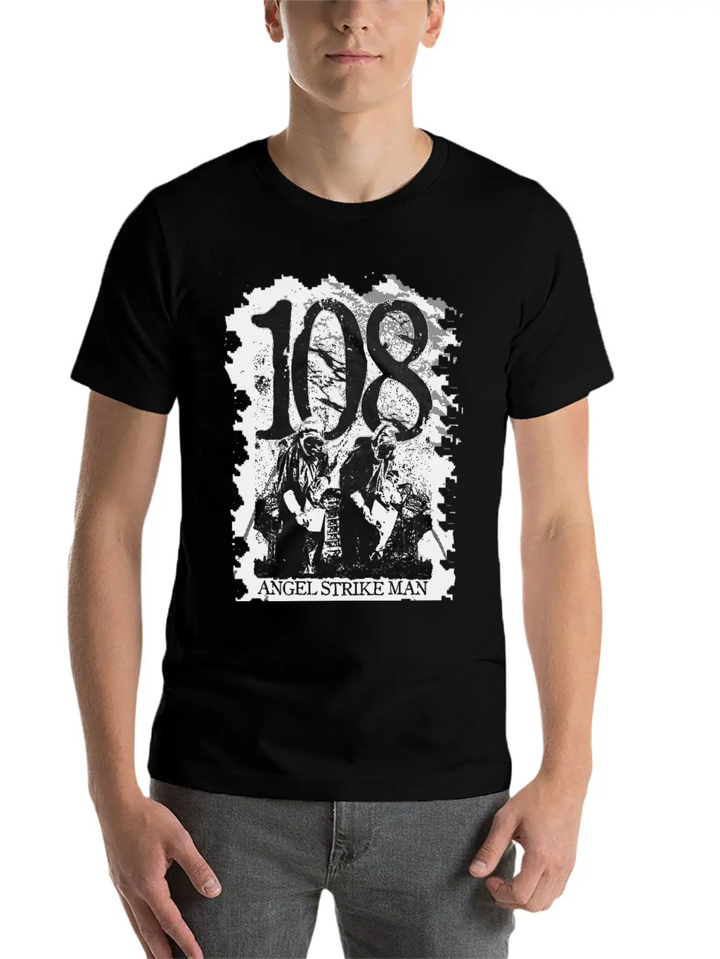 108 HARDCORE PUNK ROCK BAND Classic Fit Graphic Tee For Daily Comfort – Unisex Cotton Shirt