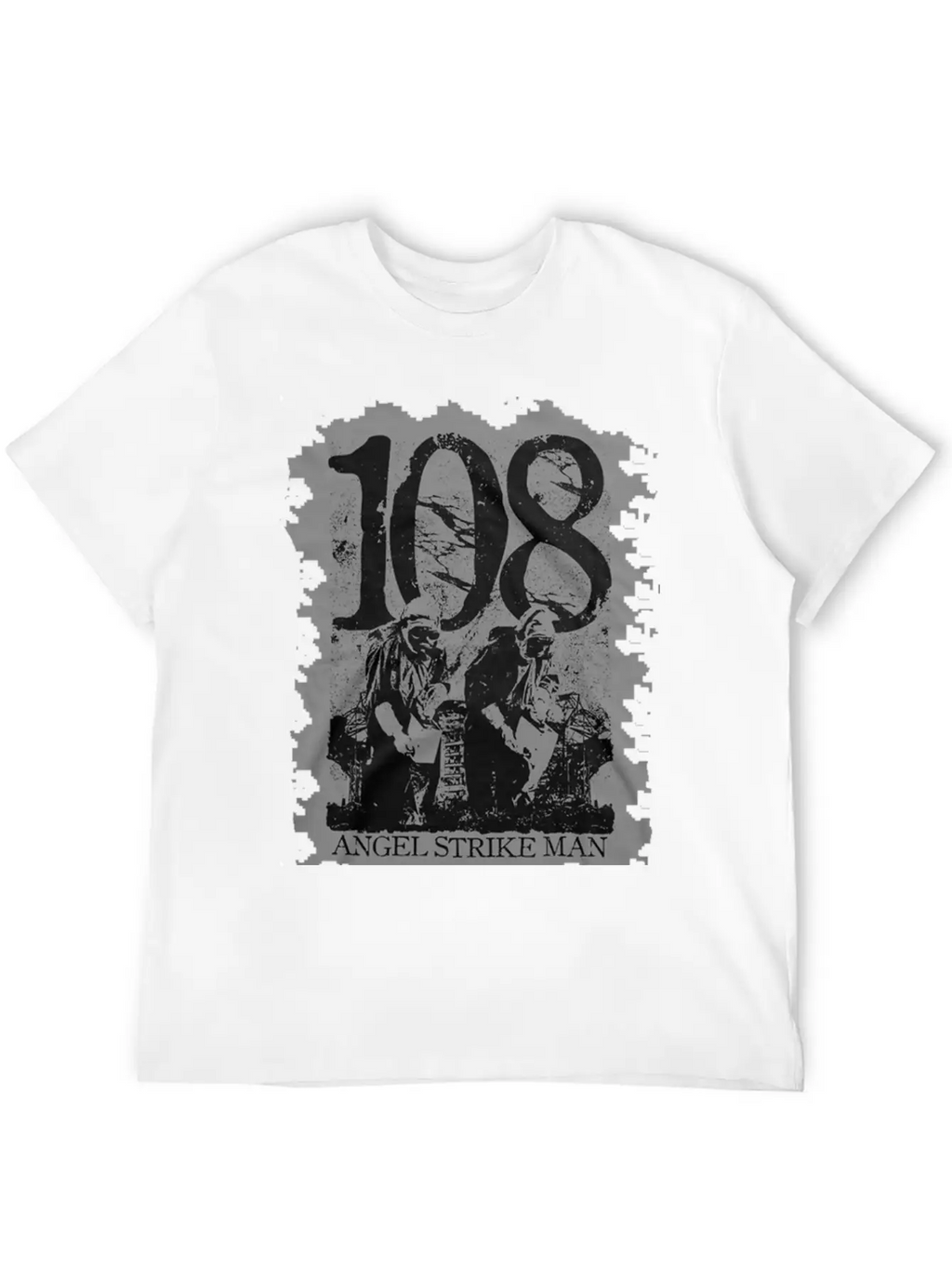108 HARDCORE PUNK ROCK BAND Classic Fit Graphic Tee For Daily Comfort – Unisex Cotton Shirt
