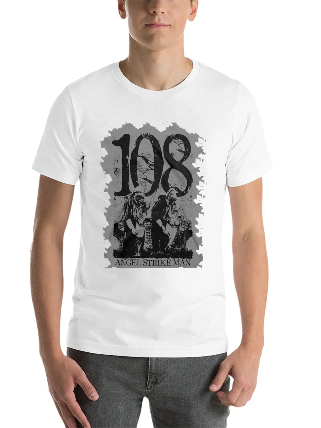 108 HARDCORE PUNK ROCK BAND Classic Fit Graphic Tee For Daily Comfort – Unisex Cotton Shirt