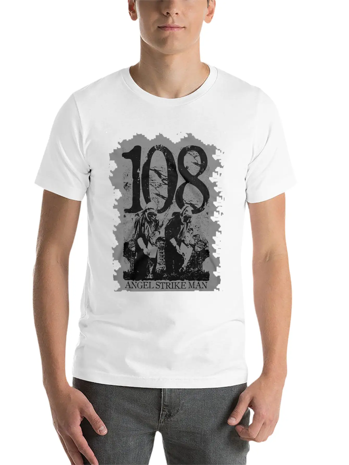 108 HARDCORE PUNK ROCK BAND Classic Fit Graphic Tee For Daily Comfort – Unisex Cotton Shirt