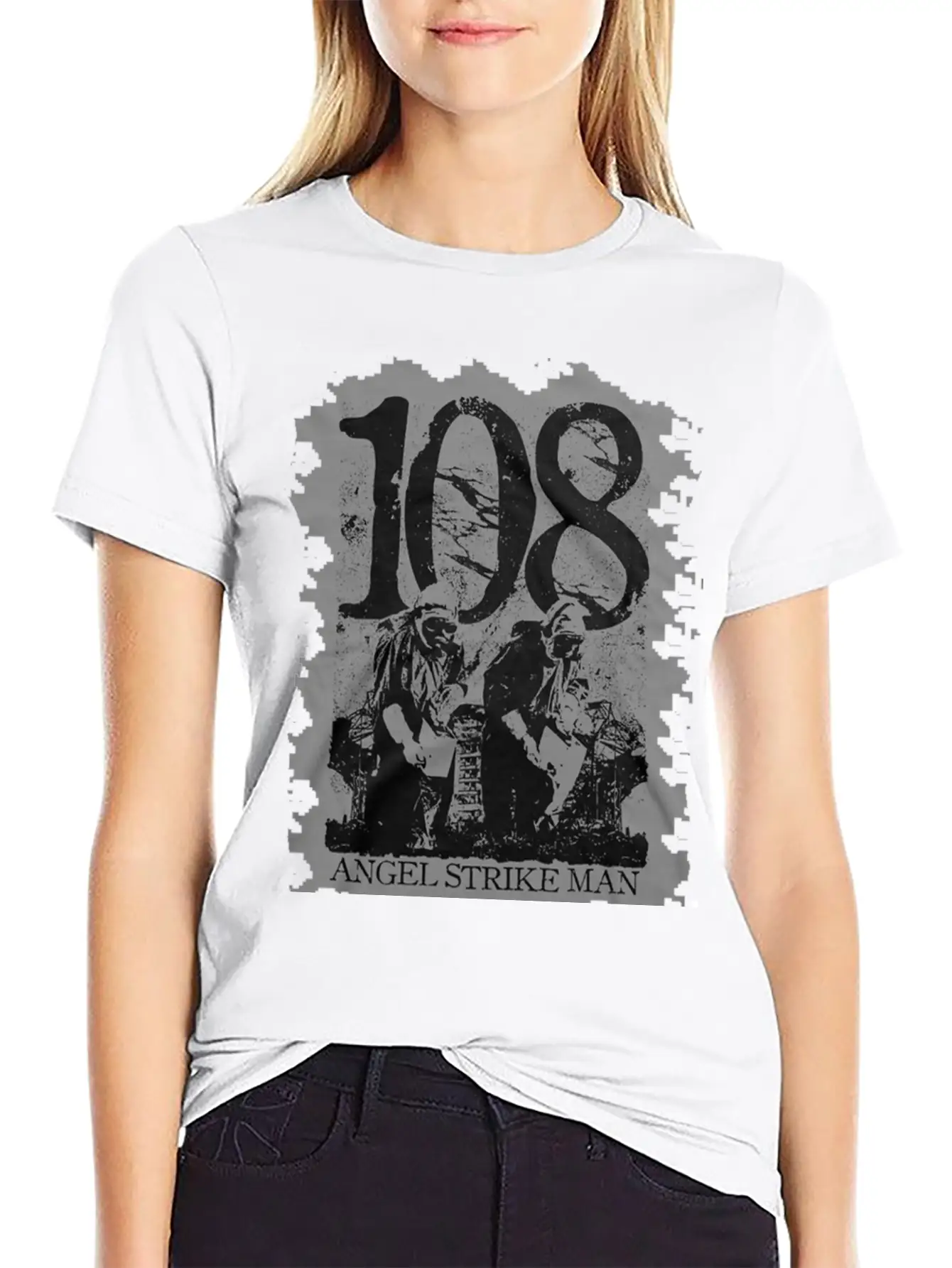 108 HARDCORE PUNK ROCK BAND Classic Fit Graphic Tee For Daily Comfort – Unisex Cotton Shirt