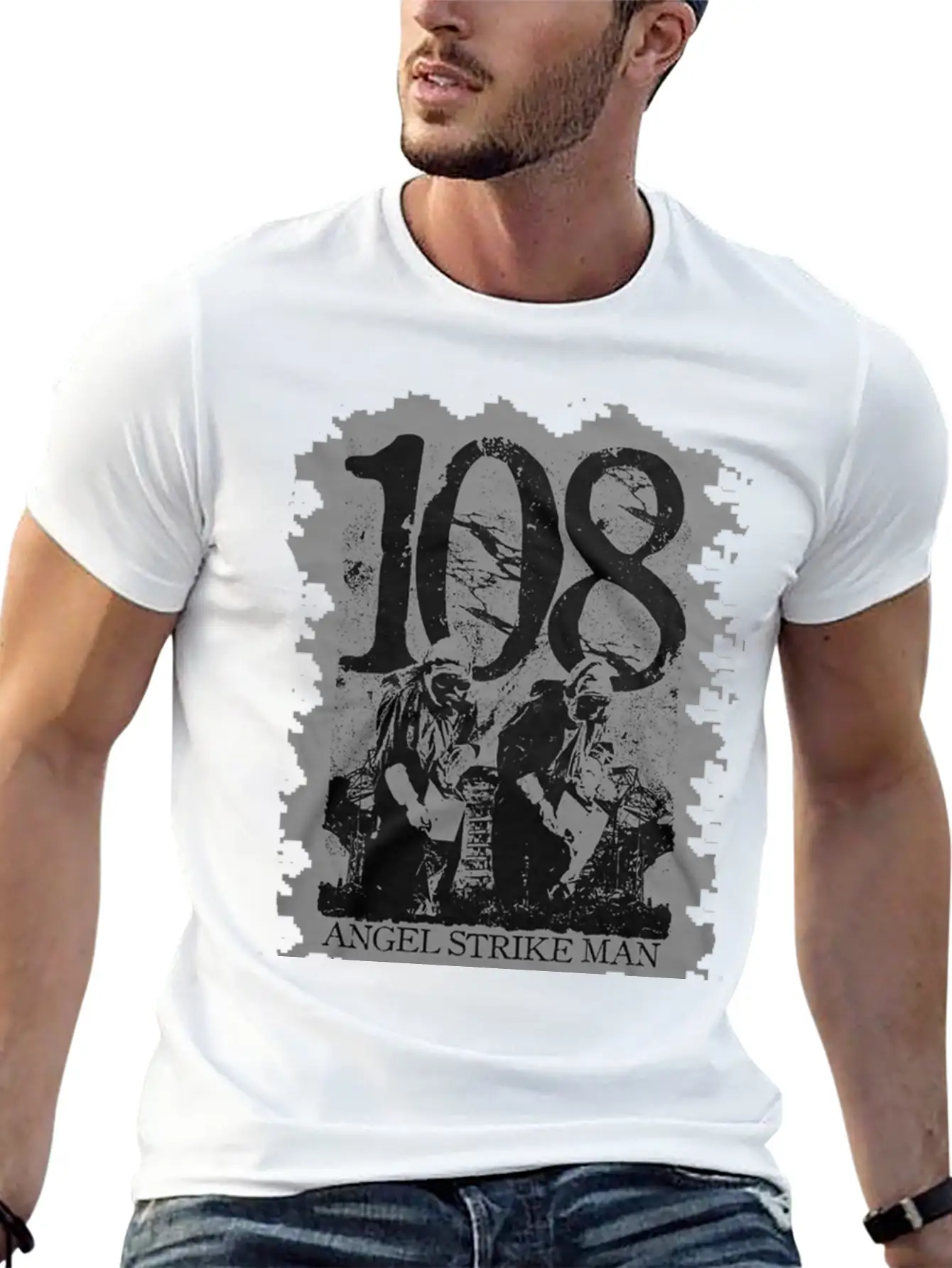 108 HARDCORE PUNK ROCK BAND Classic Fit Graphic Tee For Daily Comfort – Unisex Cotton Shirt