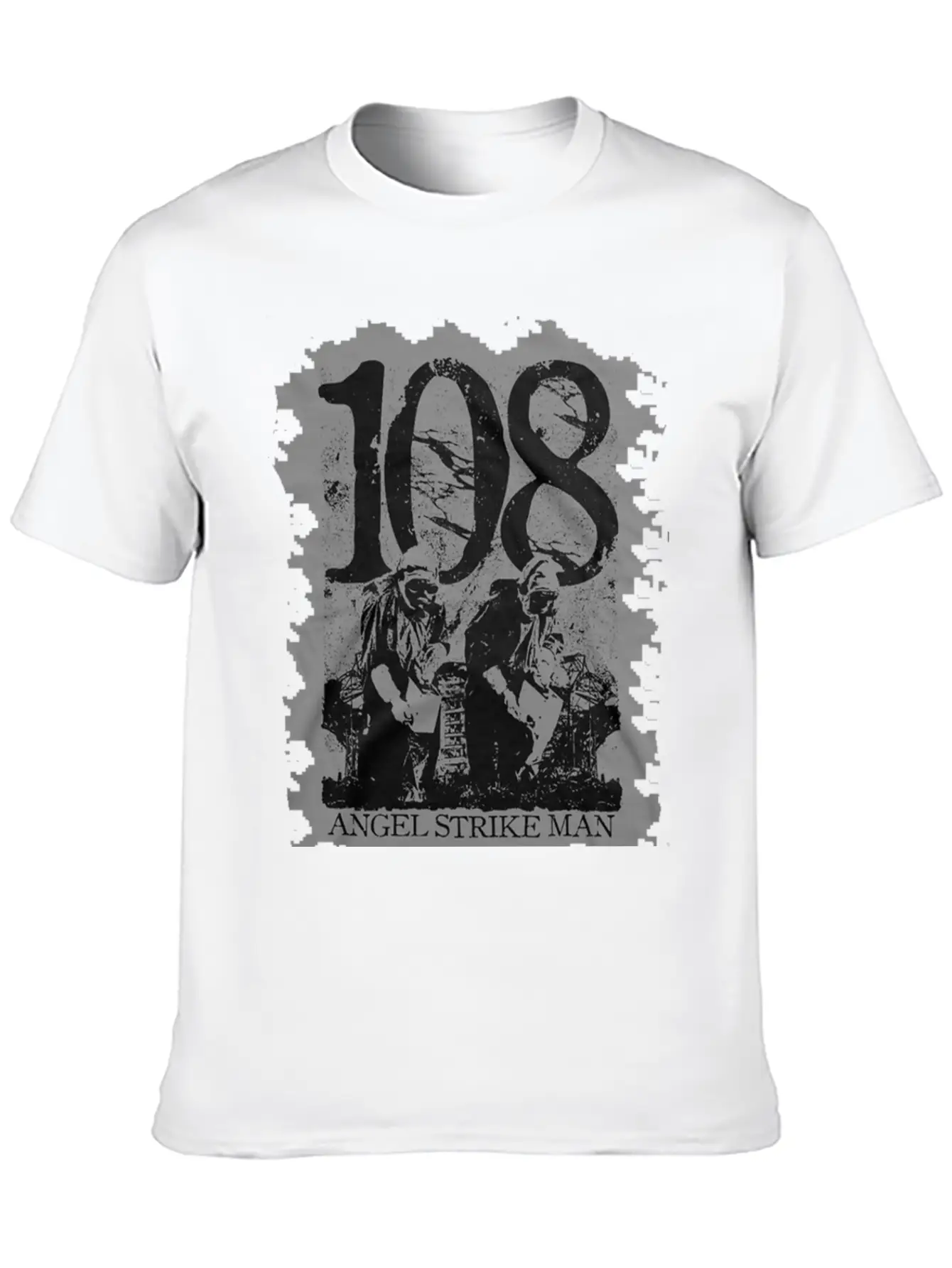108 HARDCORE PUNK ROCK BAND Classic Fit Graphic Tee For Daily Comfort – Unisex Cotton Shirt