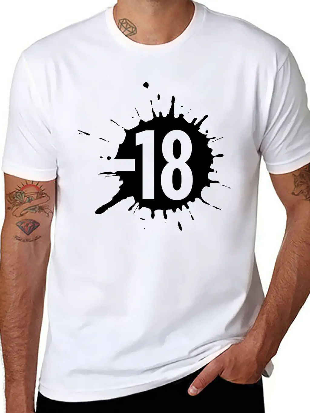 18- Sign Unisex Casual T-Shirt – Clean Design For Daily Comfort