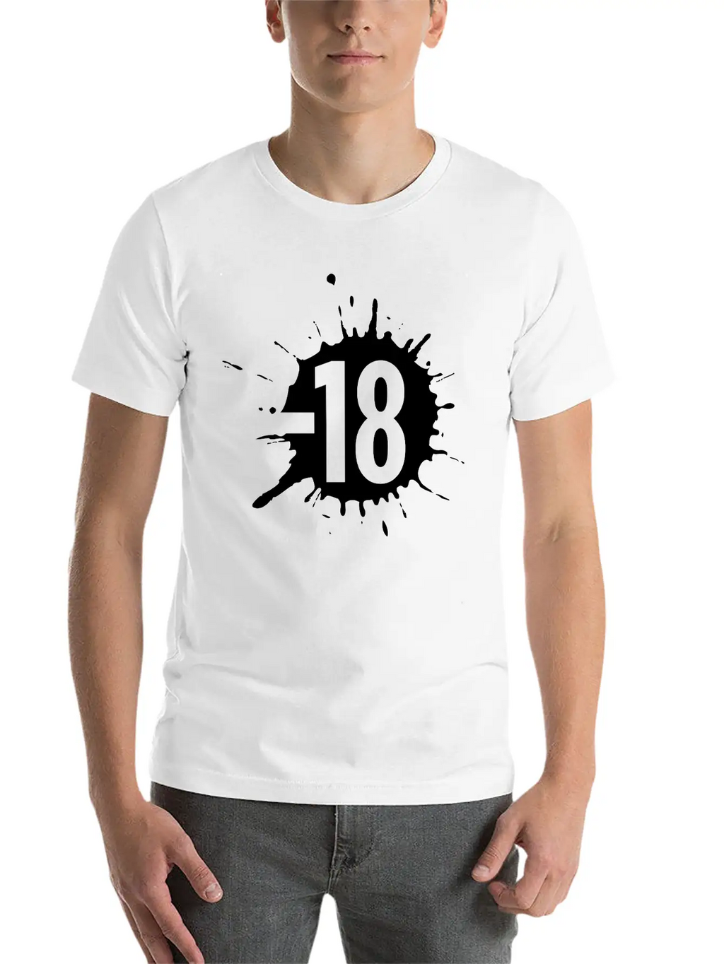18- Sign Unisex Casual T-Shirt – Clean Design For Daily Comfort