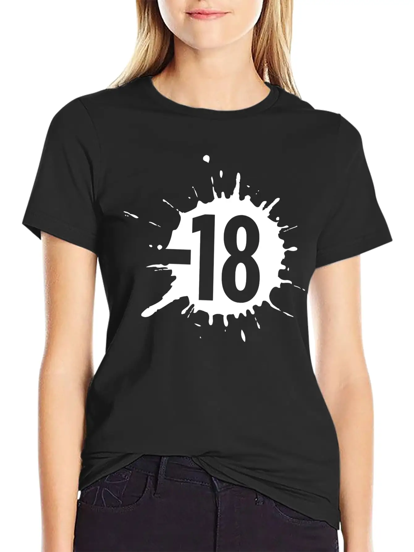18- Sign Unisex Casual T-Shirt – Clean Design For Daily Comfort