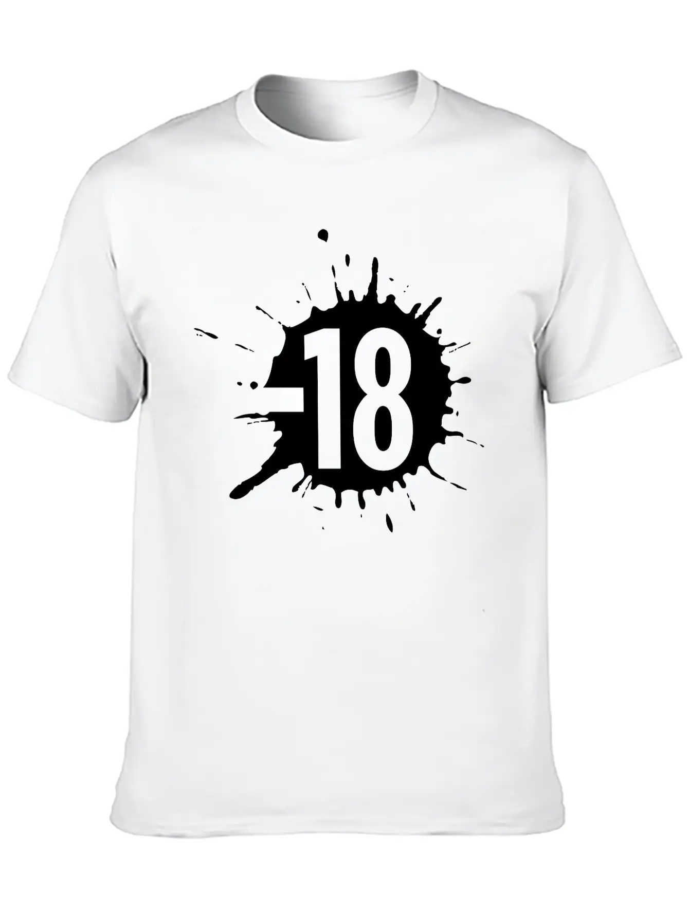 18- Sign Unisex Casual T-Shirt – Clean Design For Daily Comfort