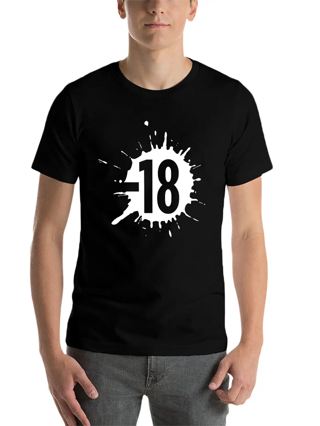 18- Sign Unisex Casual T-Shirt – Clean Design For Daily Comfort
