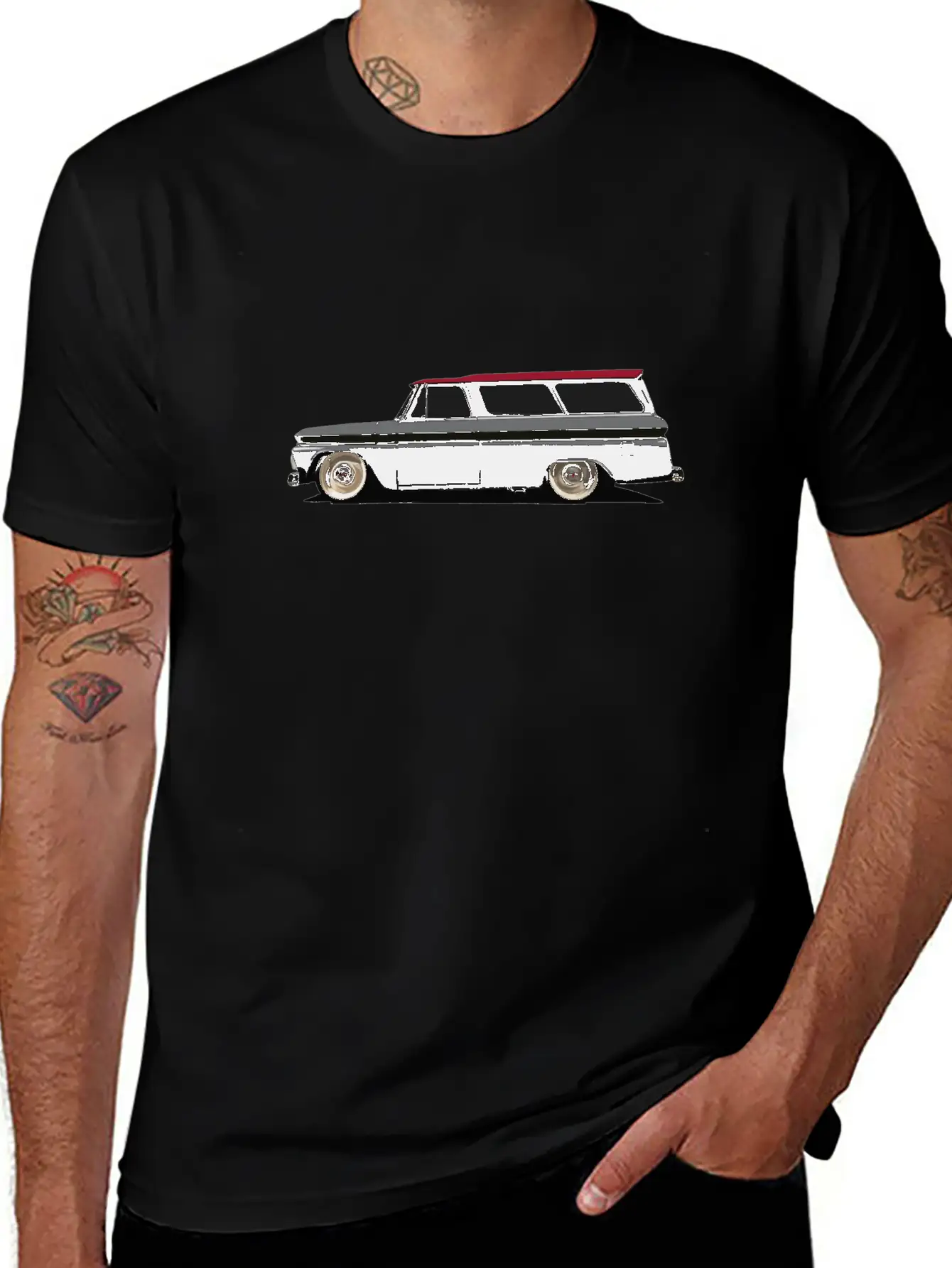 1965 Chevy Suburban - Stylized Unisex Casual T-Shirt – Clean Design For Daily Comfort