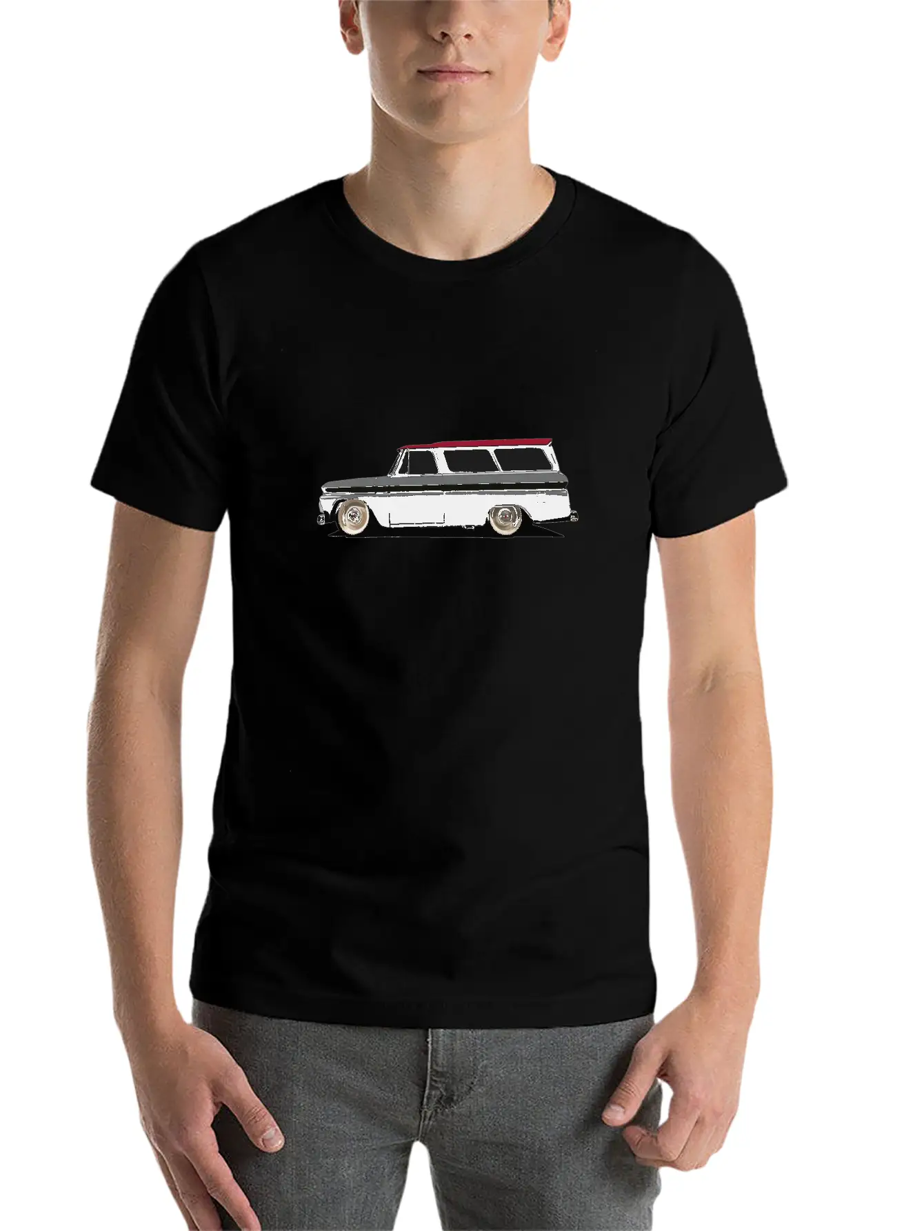 1965 Chevy Suburban - Stylized Unisex Casual T-Shirt – Clean Design For Daily Comfort