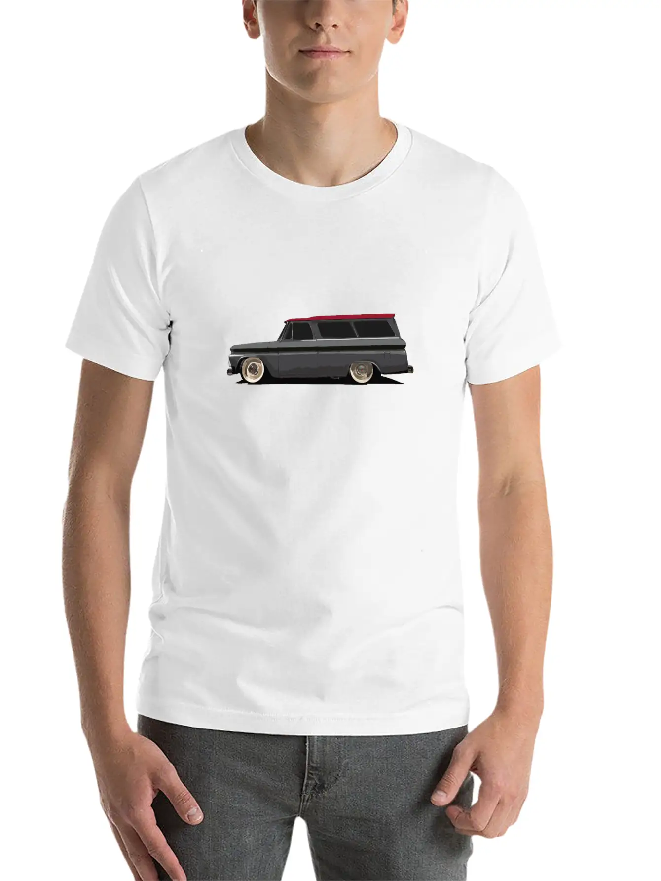 1965 Chevy Suburban - Stylized Unisex Casual T-Shirt – Clean Design For Daily Comfort