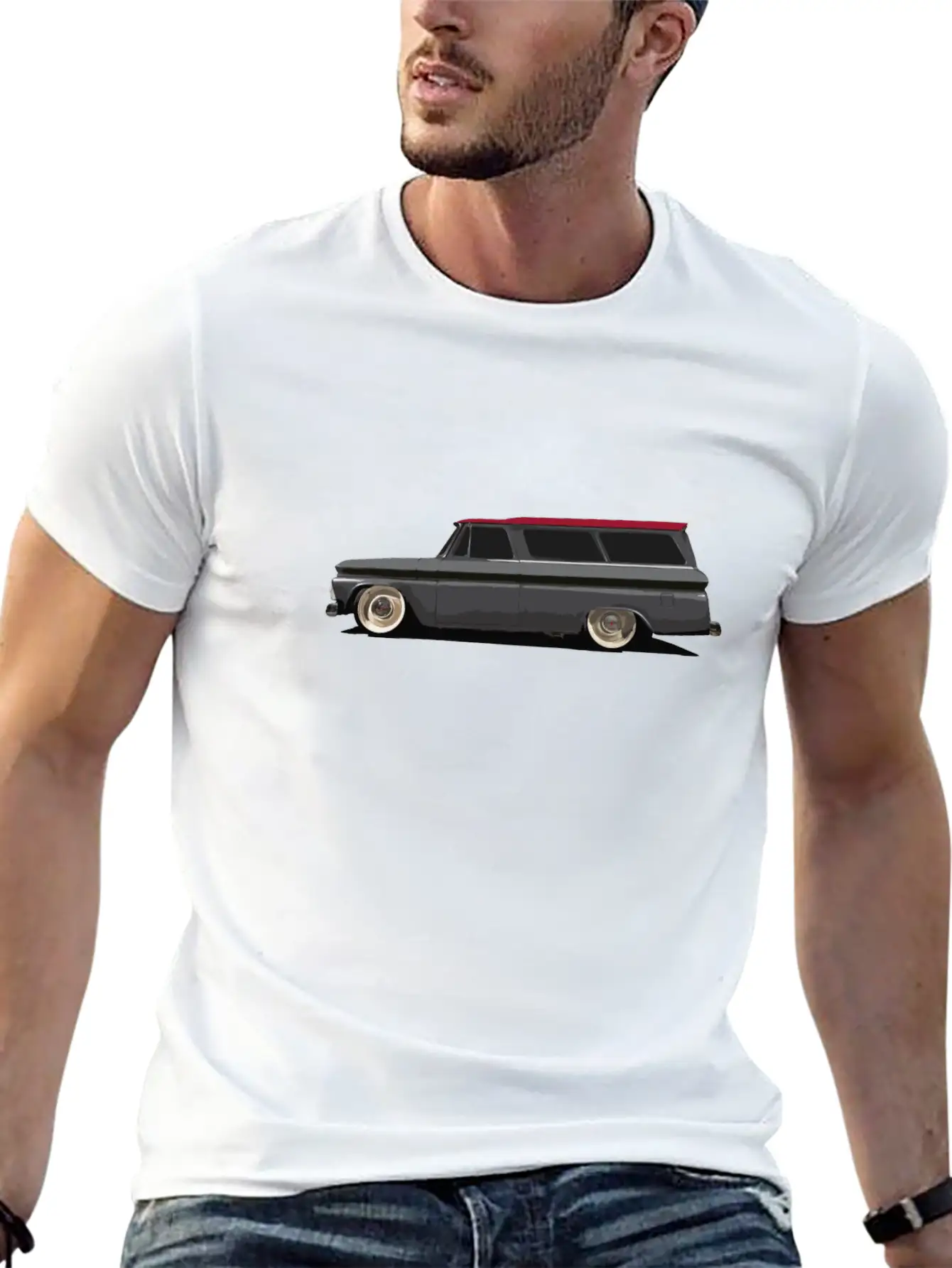 1965 Chevy Suburban - Stylized Unisex Casual T-Shirt – Clean Design For Daily Comfort