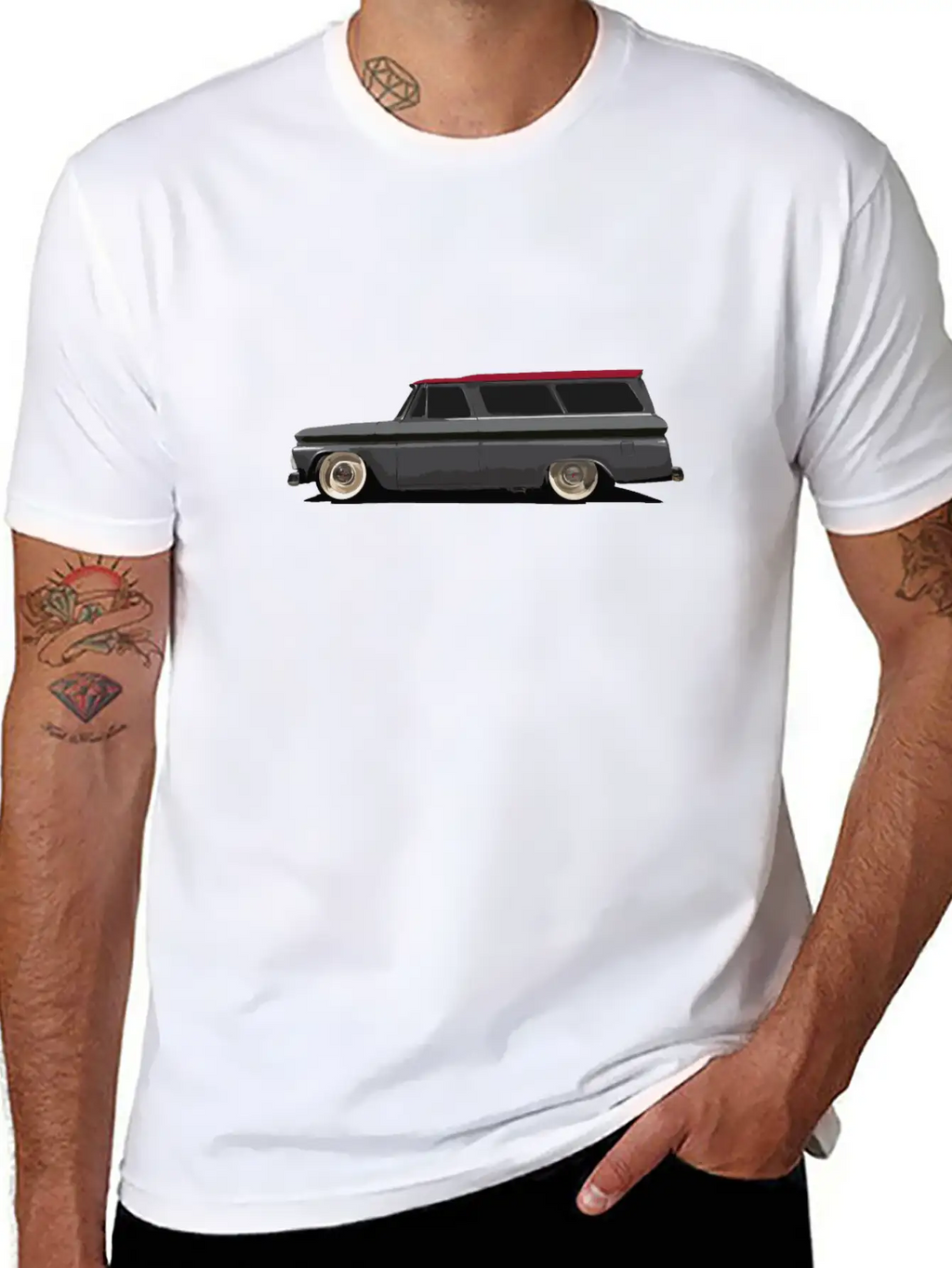 1965 Chevy Suburban - Stylized Unisex Casual T-Shirt – Clean Design For Daily Comfort