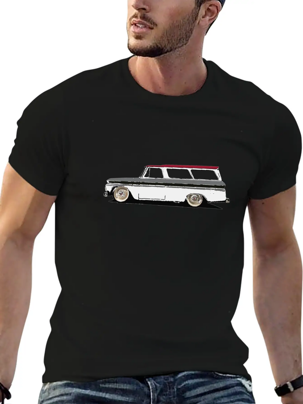 1965 Chevy Suburban - Stylized Unisex Casual T-Shirt – Clean Design For Daily Comfort