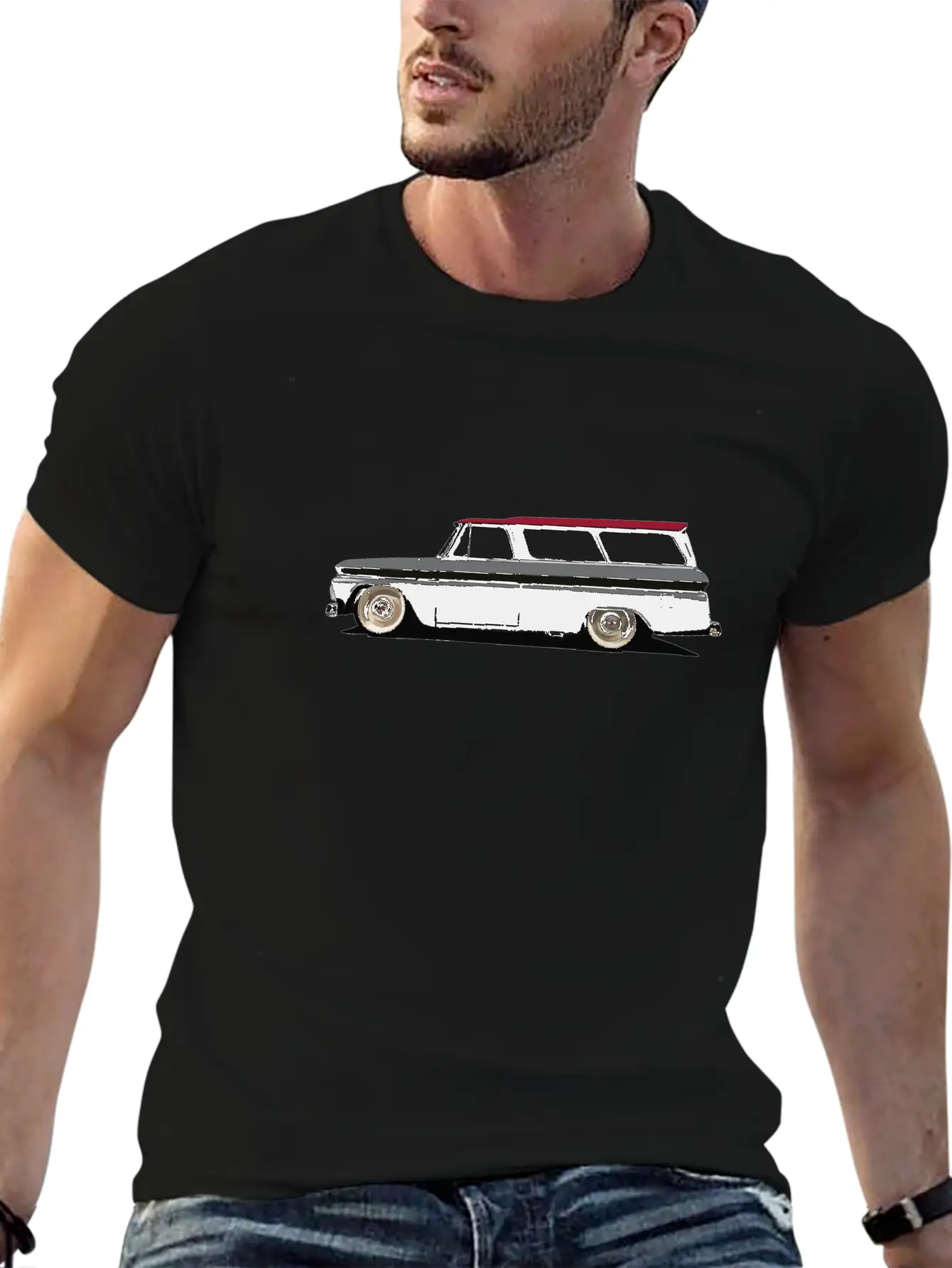 1965 Chevy Suburban - Stylized Unisex Casual T-Shirt – Clean Design For Daily Comfort