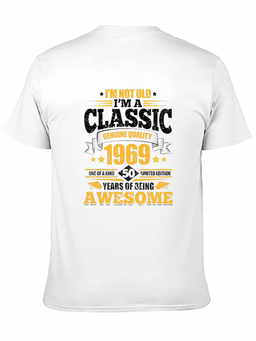 1969 Classic Essential Unisex Summer Tee – Soft Cotton Casual Fit