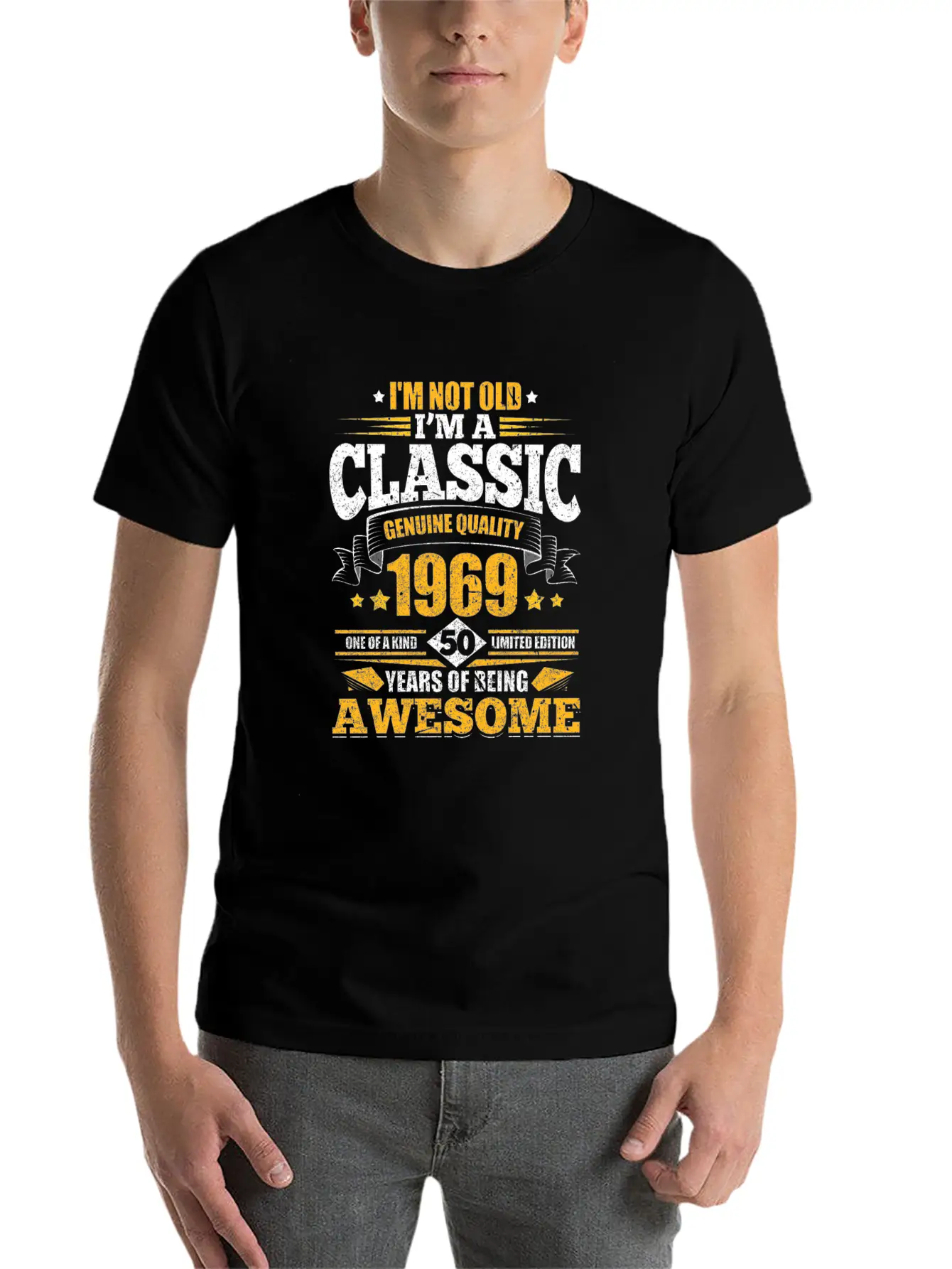 1969 Classic Essential Unisex Summer Tee – Soft Cotton Casual Fit