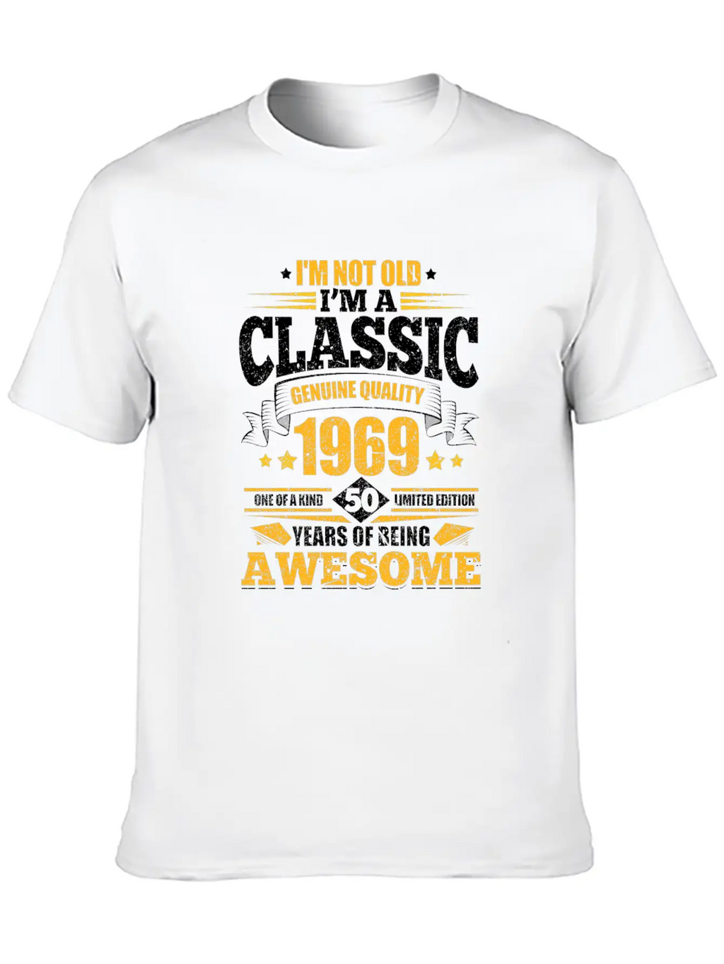 1969 Classic Essential Unisex Summer Tee – Soft Cotton Casual Fit