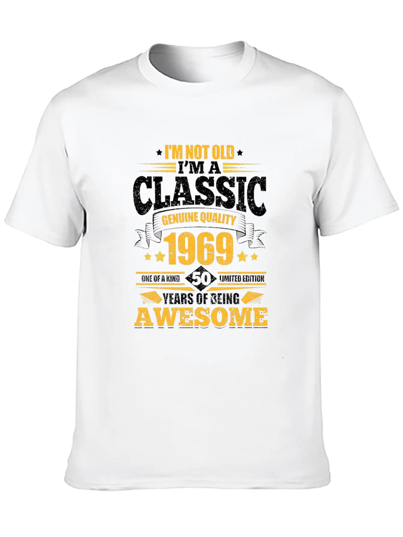 1969 Classic Essential Unisex Summer Tee – Soft Cotton Casual Fit