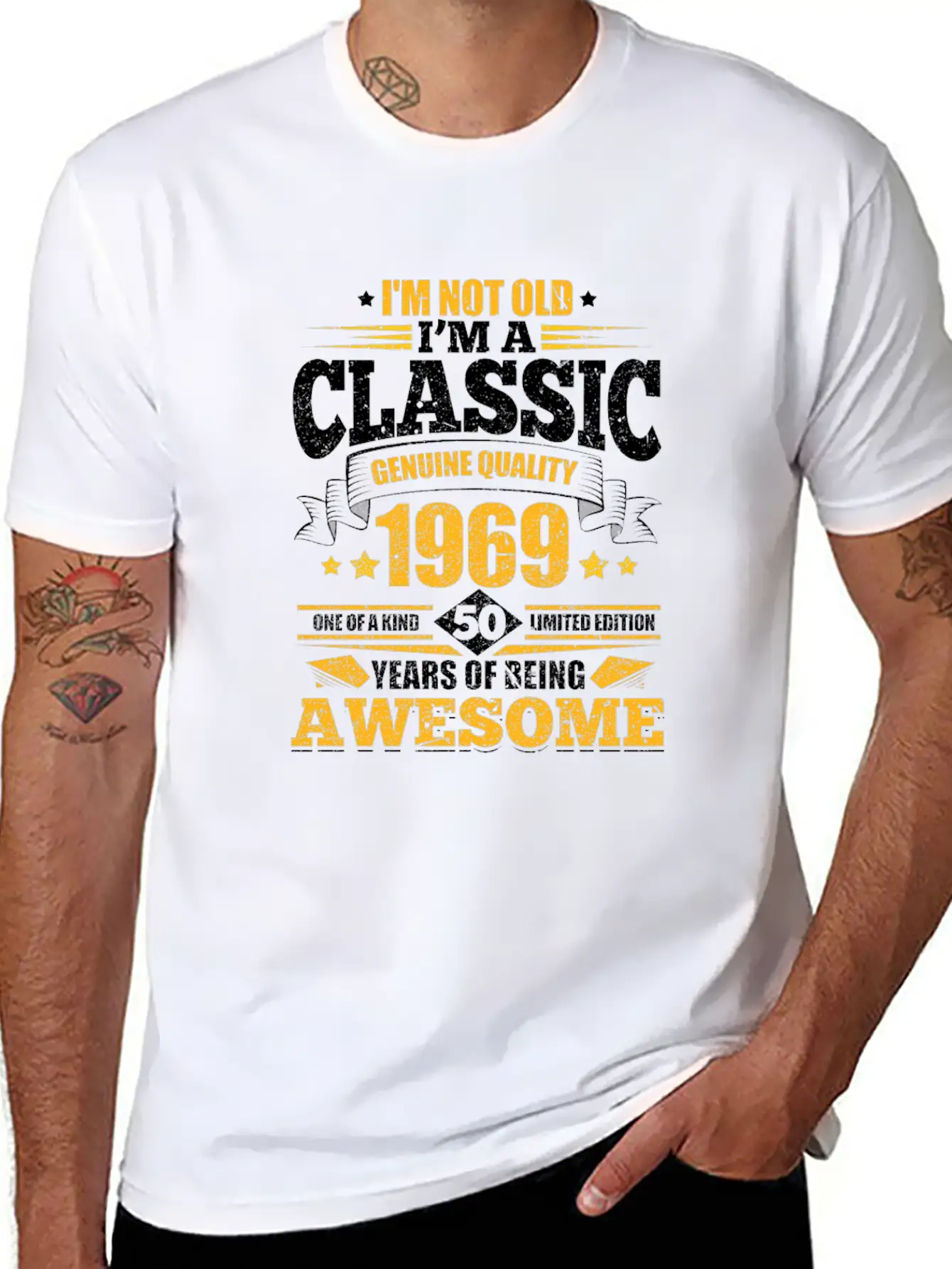 1969 Classic Essential Unisex Summer Tee – Soft Cotton Casual Fit
