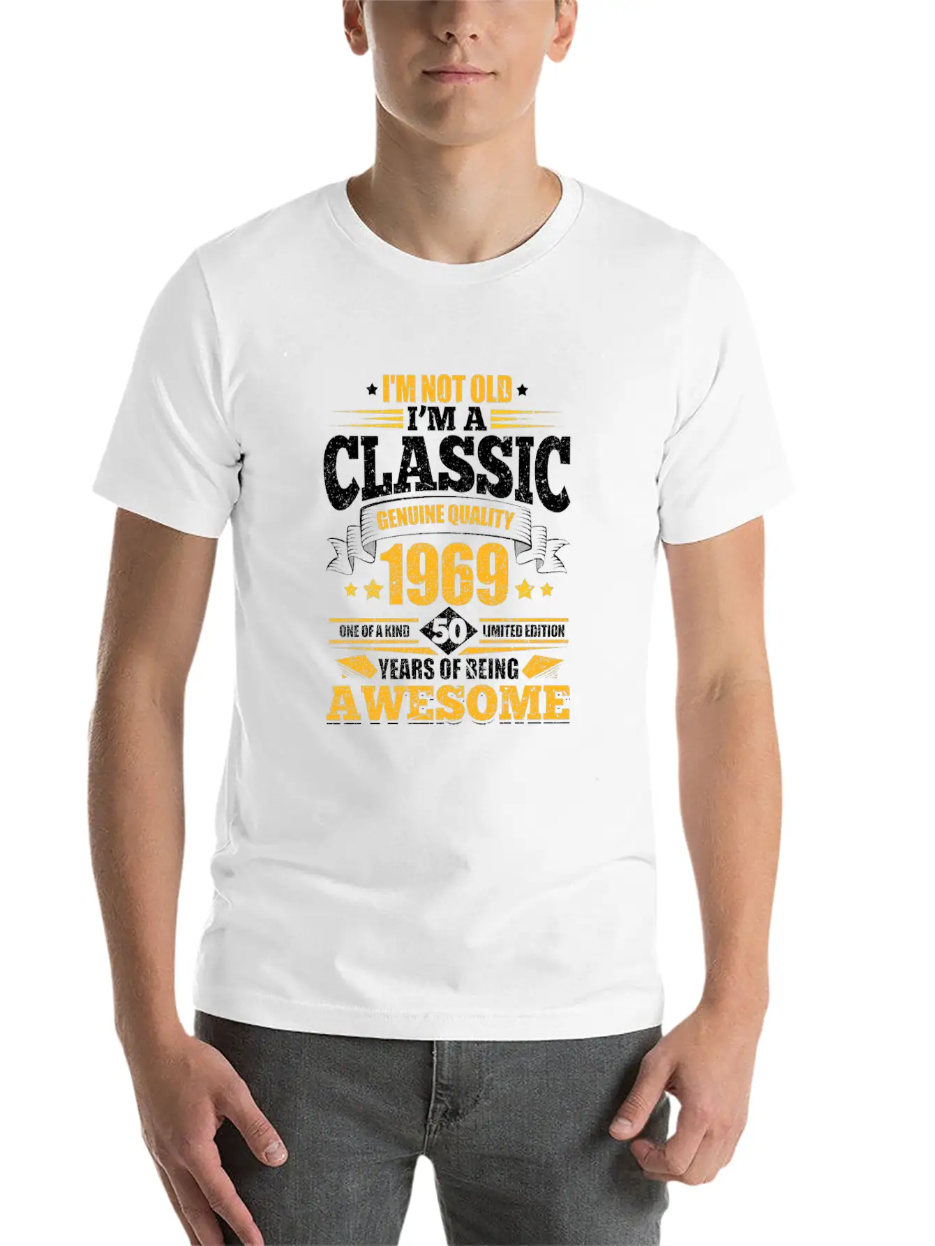1969 Classic Essential Unisex Summer Tee – Soft Cotton Casual Fit
