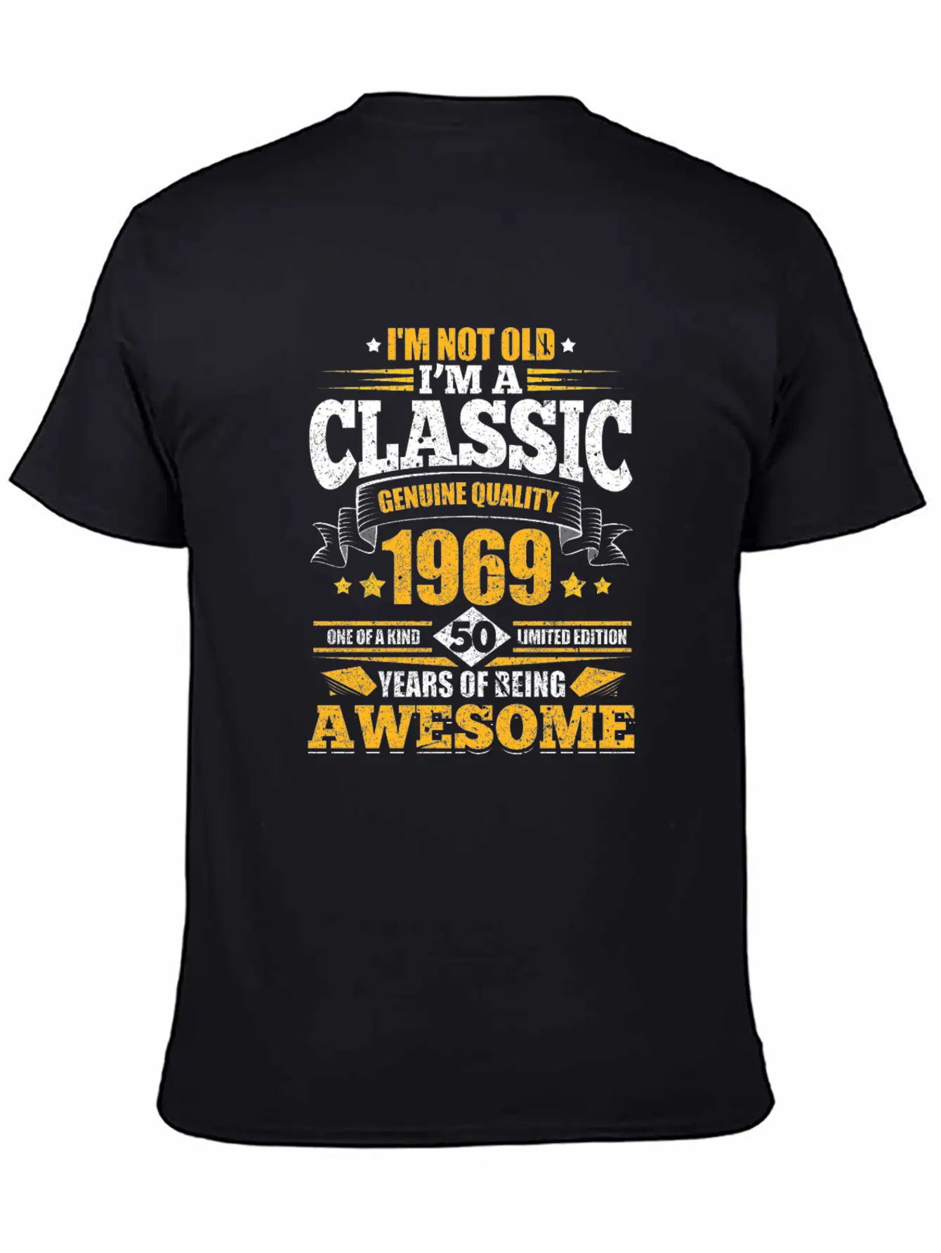 1969 Classic Essential Unisex Summer Tee – Soft Cotton Casual Fit